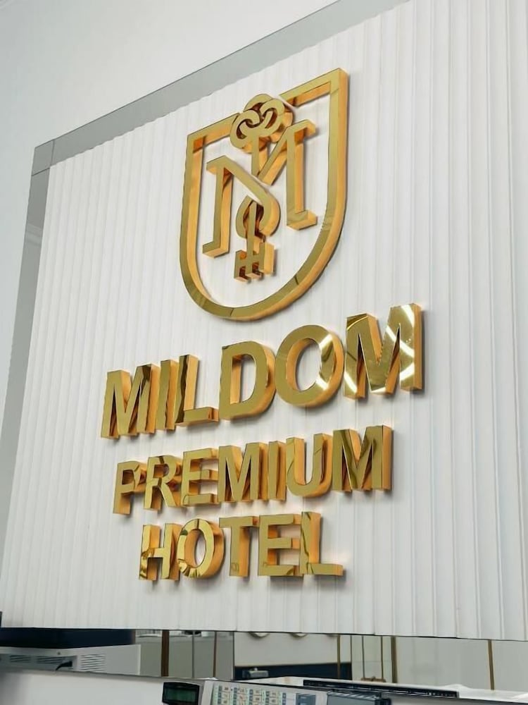 Lobby at Mildom Premium Hotel, ALMATY
