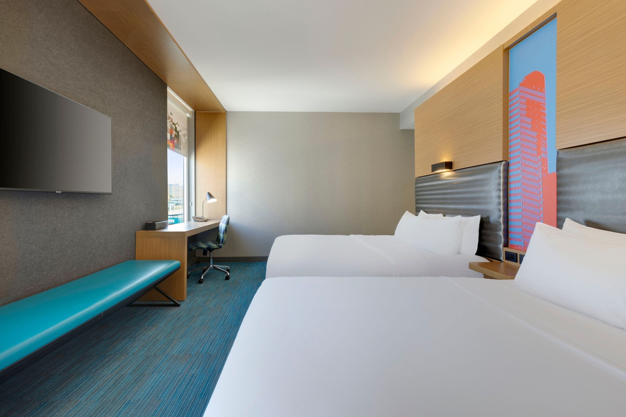ALOFT, 2 QUEEN BEDS