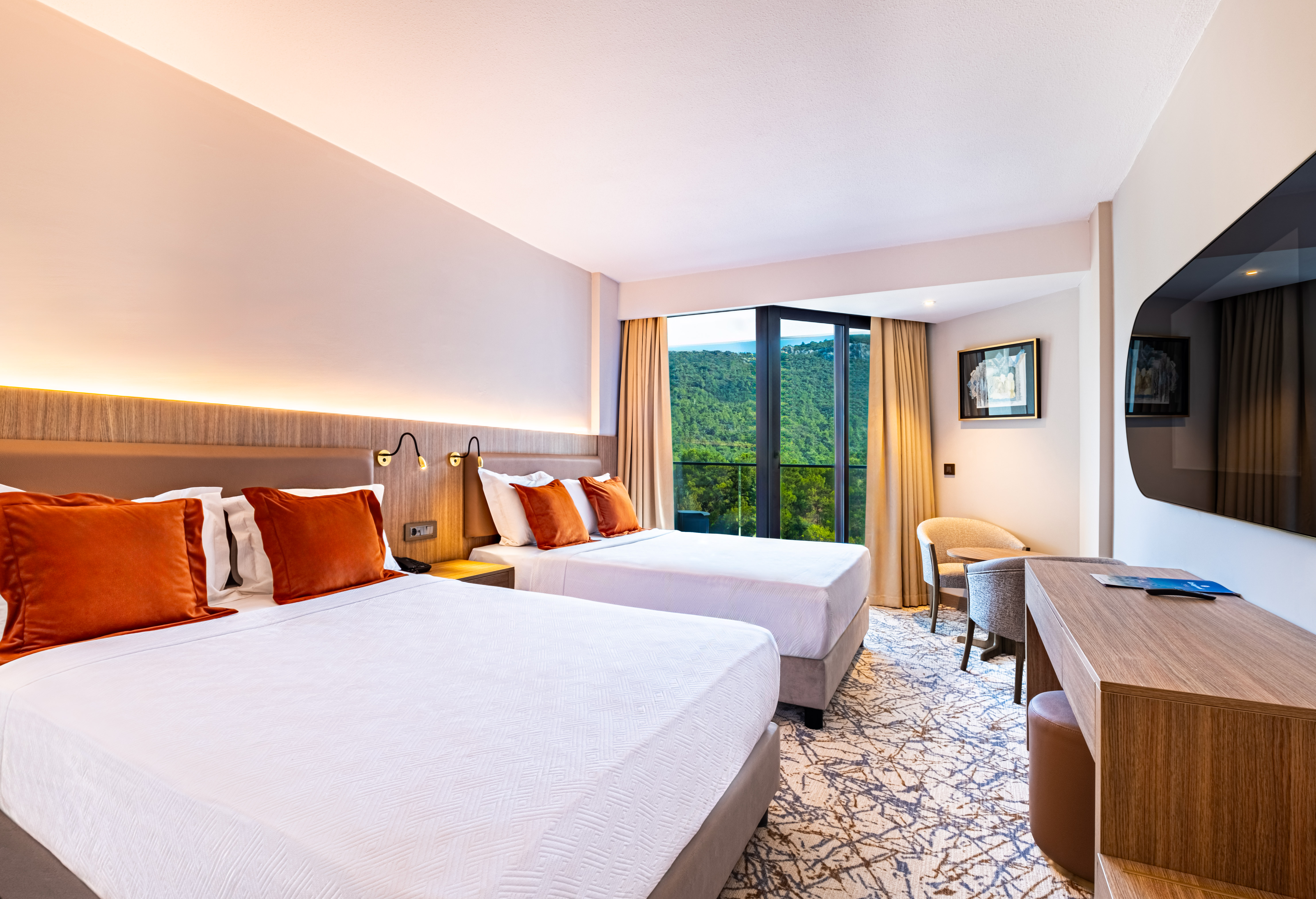 Room, Double Bed, Land View