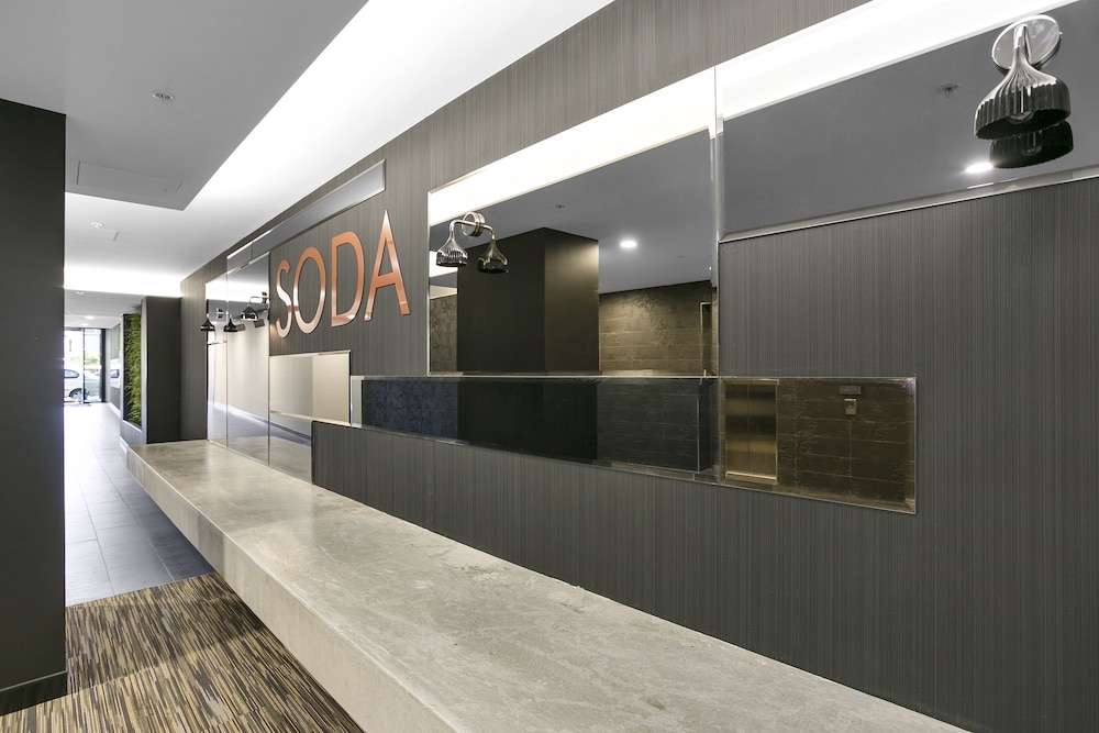 Lobby at Soda Apartments, BRISBANE