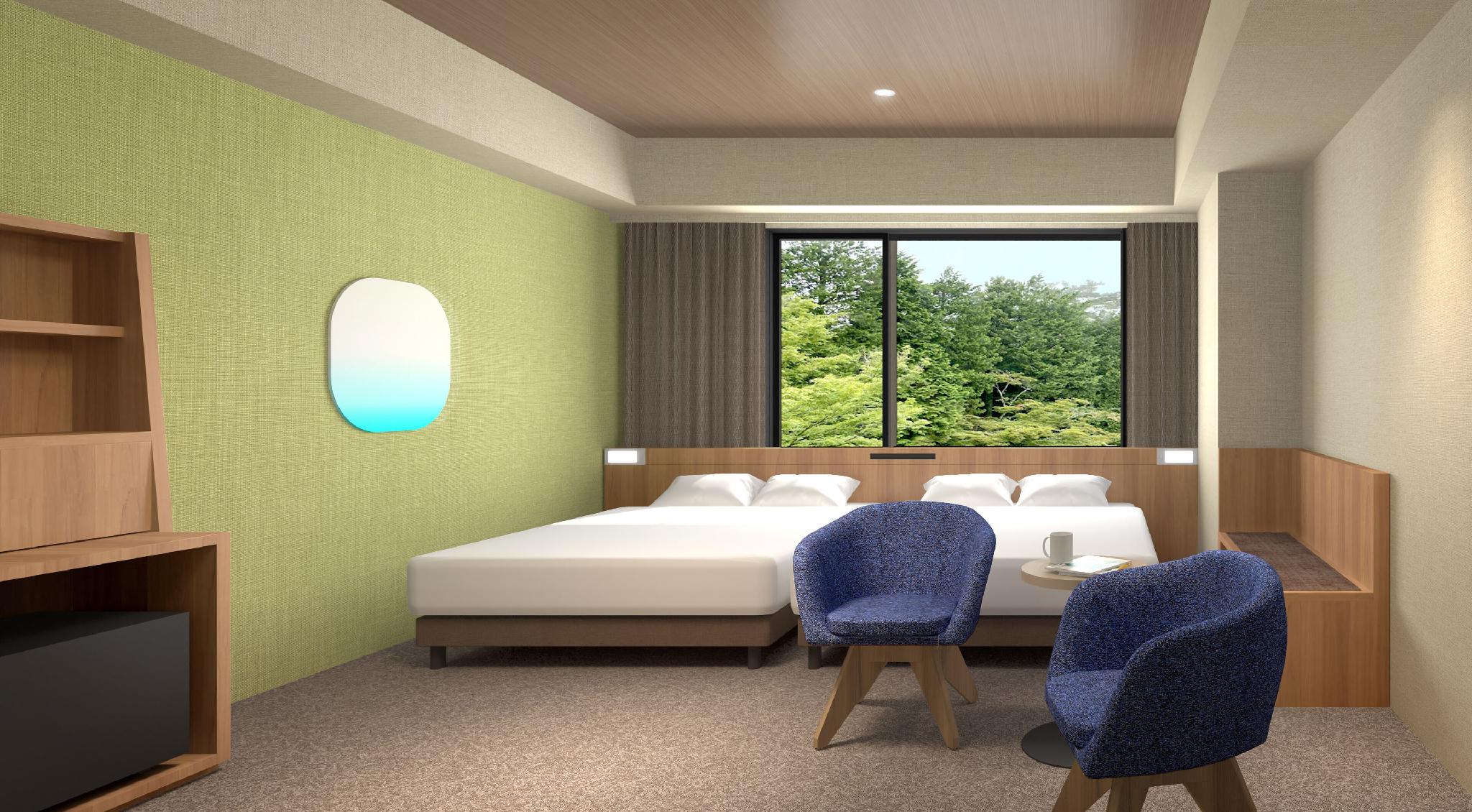 Breakfast Included - Standard Room Type A (Double/Double)