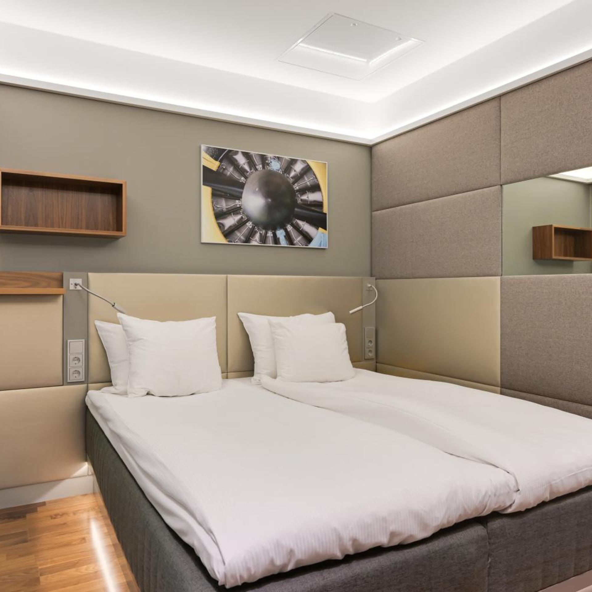 Compact, Double Bed