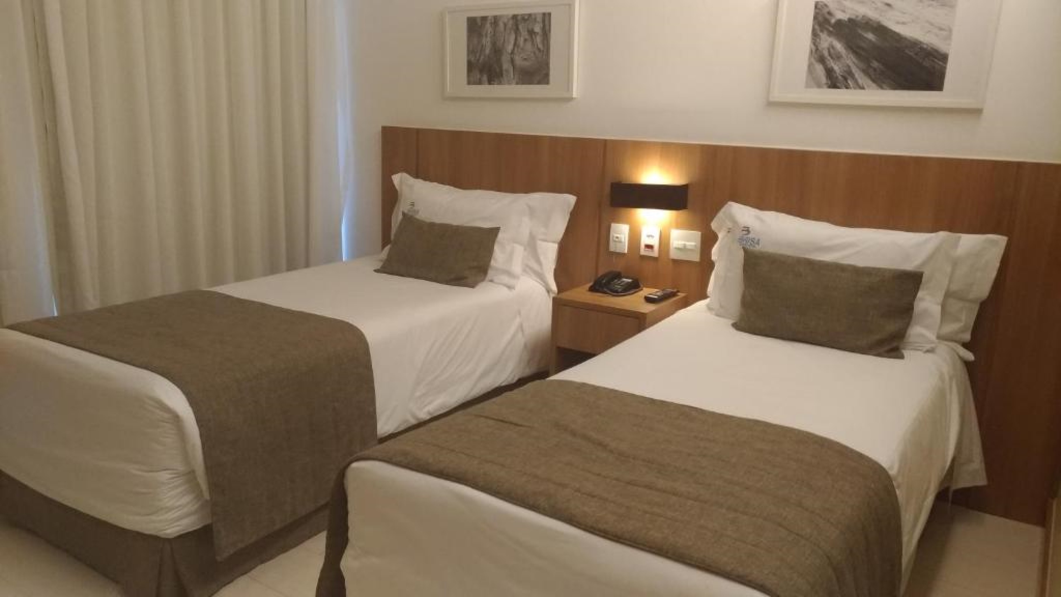 Room, Twin Beds, Lateral Side Sea View, Balcony