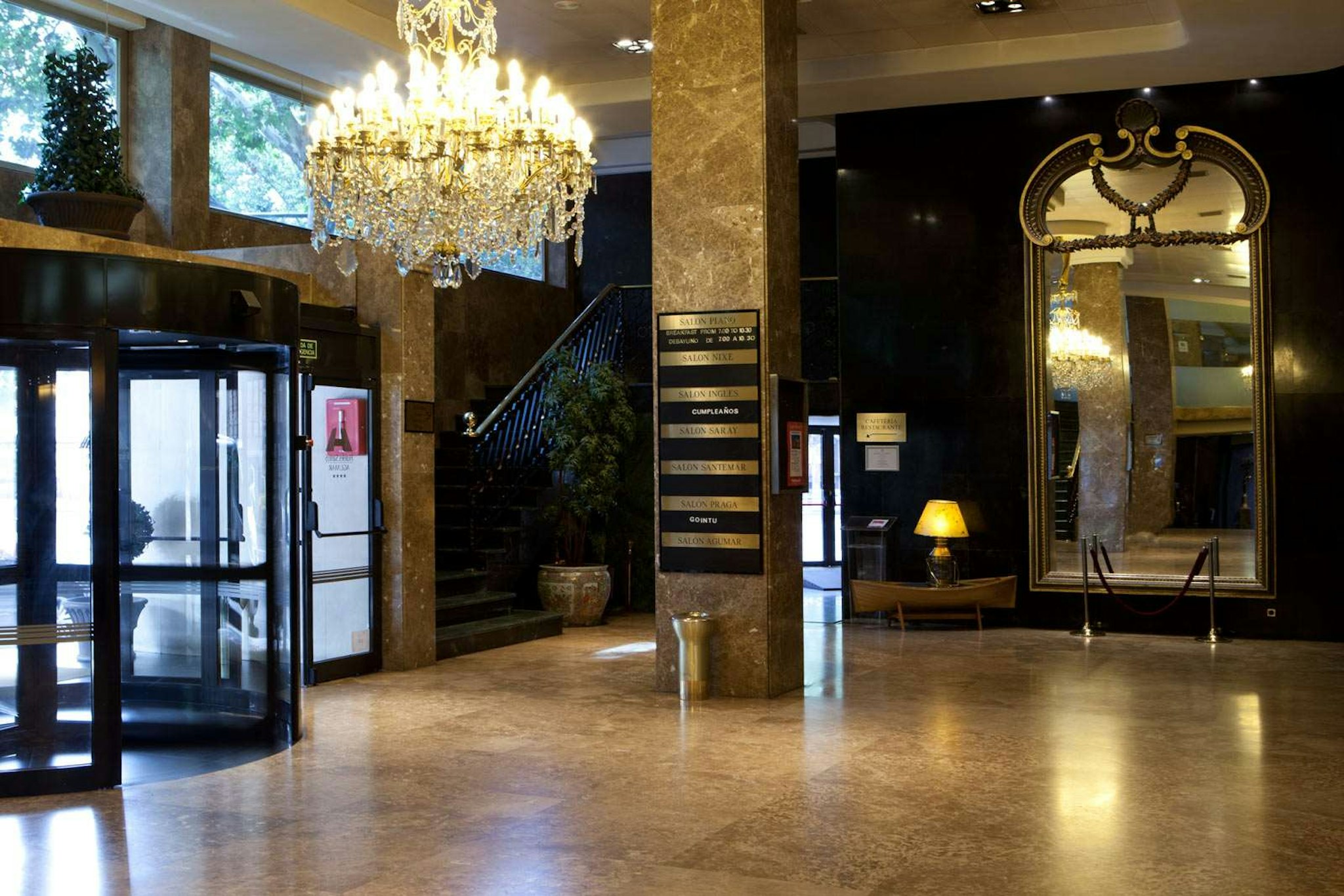 Lobby at Agumar Hotel, MADRID