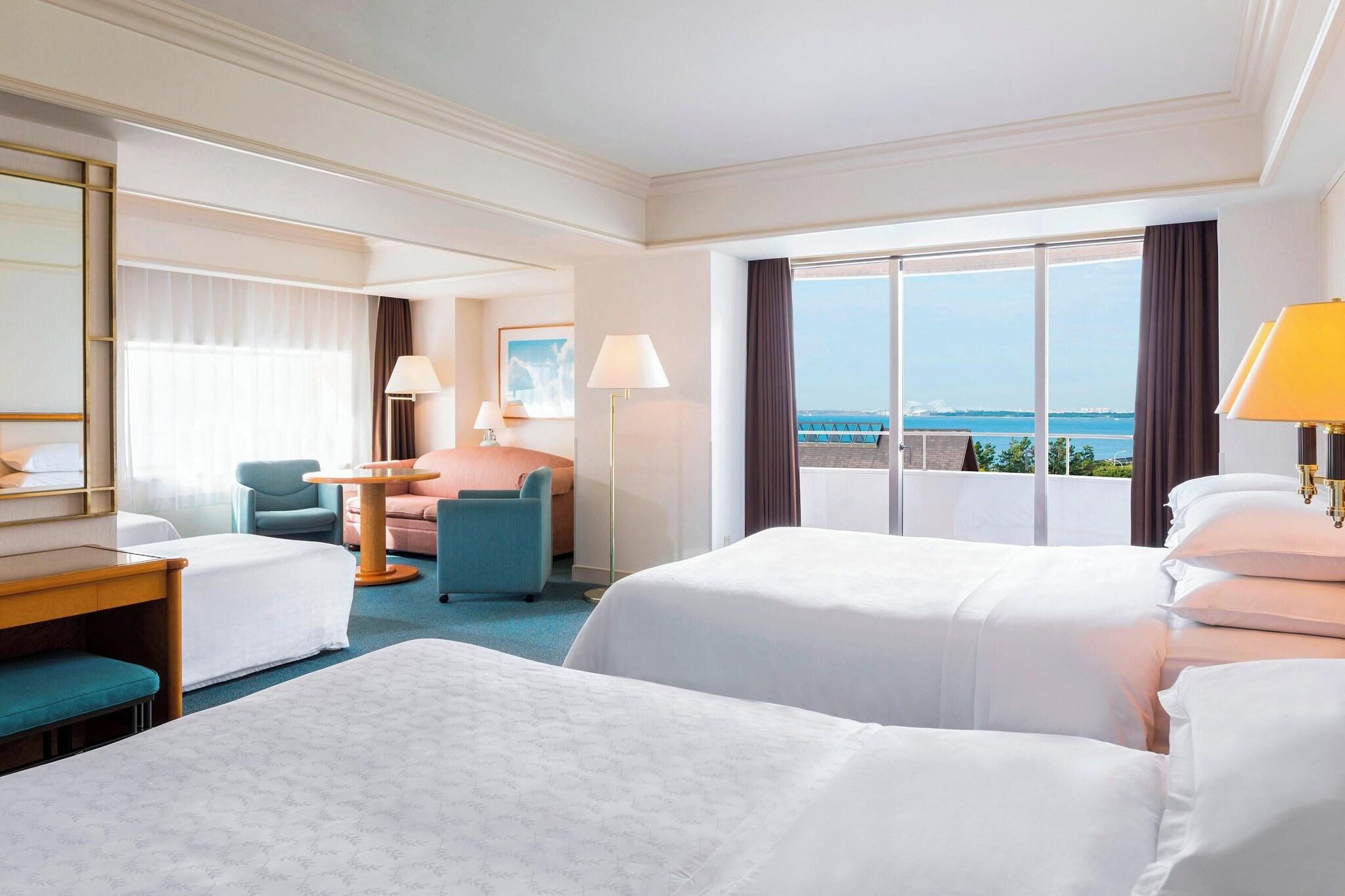 غرفة بريميوم بسرير مزدوج، Sheraton Grande Tokyo Bay Hotel 3/7
