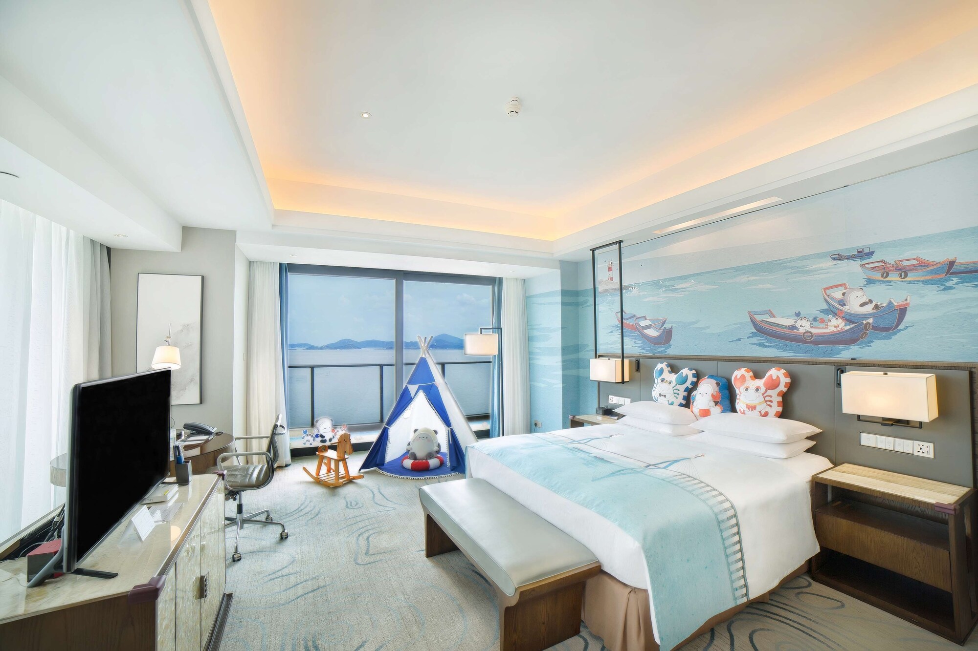 Family, King Bed, Sea View