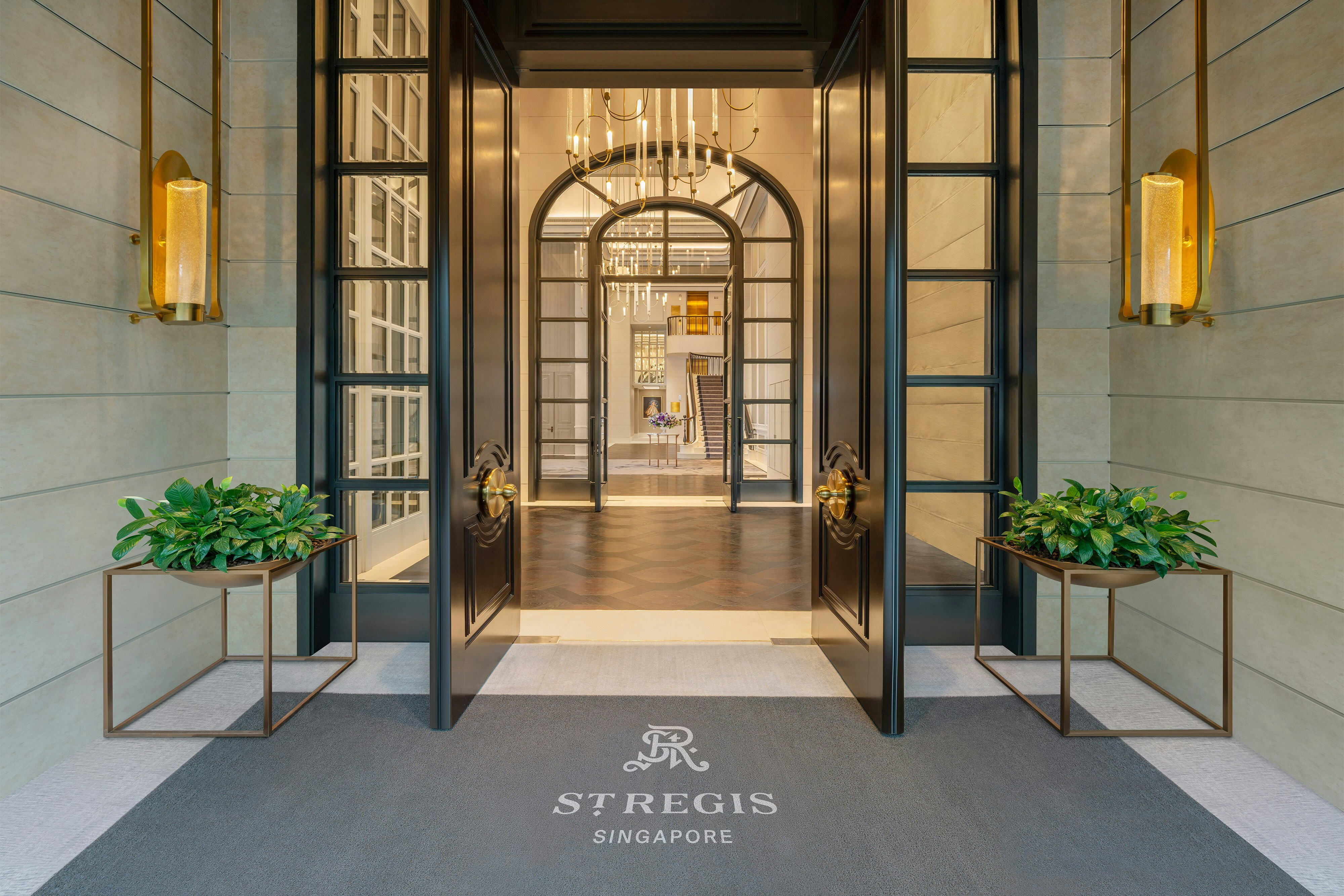Lobby at The St Regis Singapore, SINGAPORE