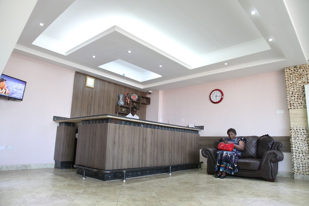 Lobby at Namayiba Park Hotel, KAMPALA