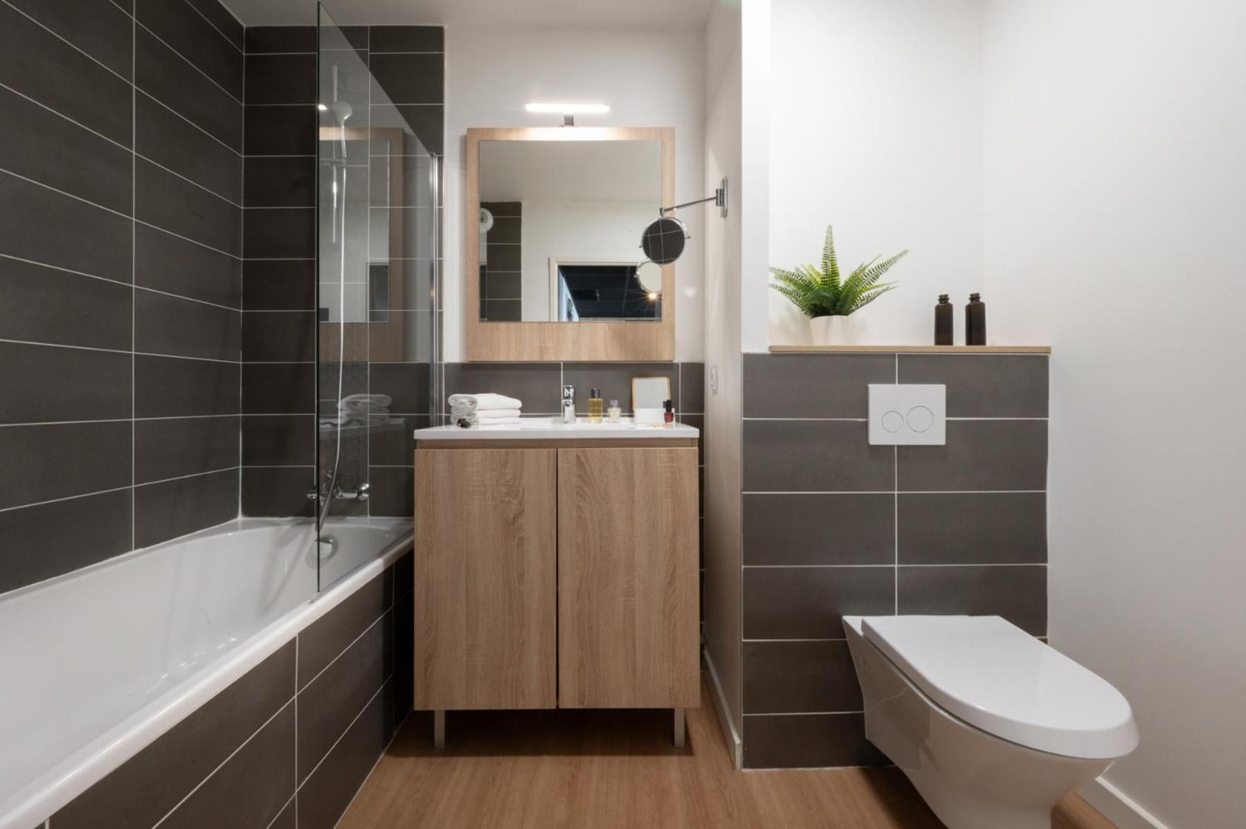 شقة بسرير مزدوج