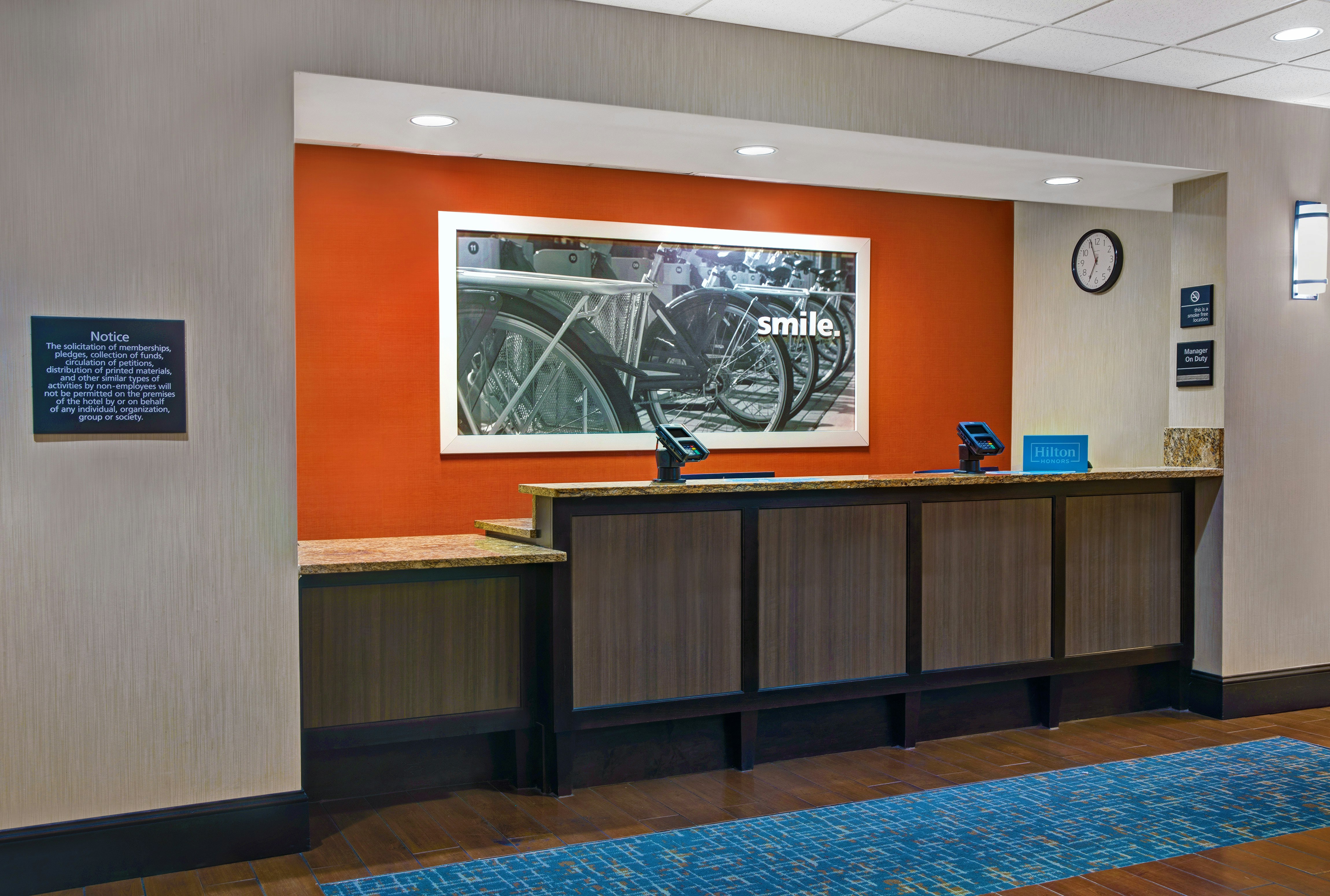 Lobby at HAMPTON INN AND SUITES AUGUSTA WEST, AUGUSTA - GA