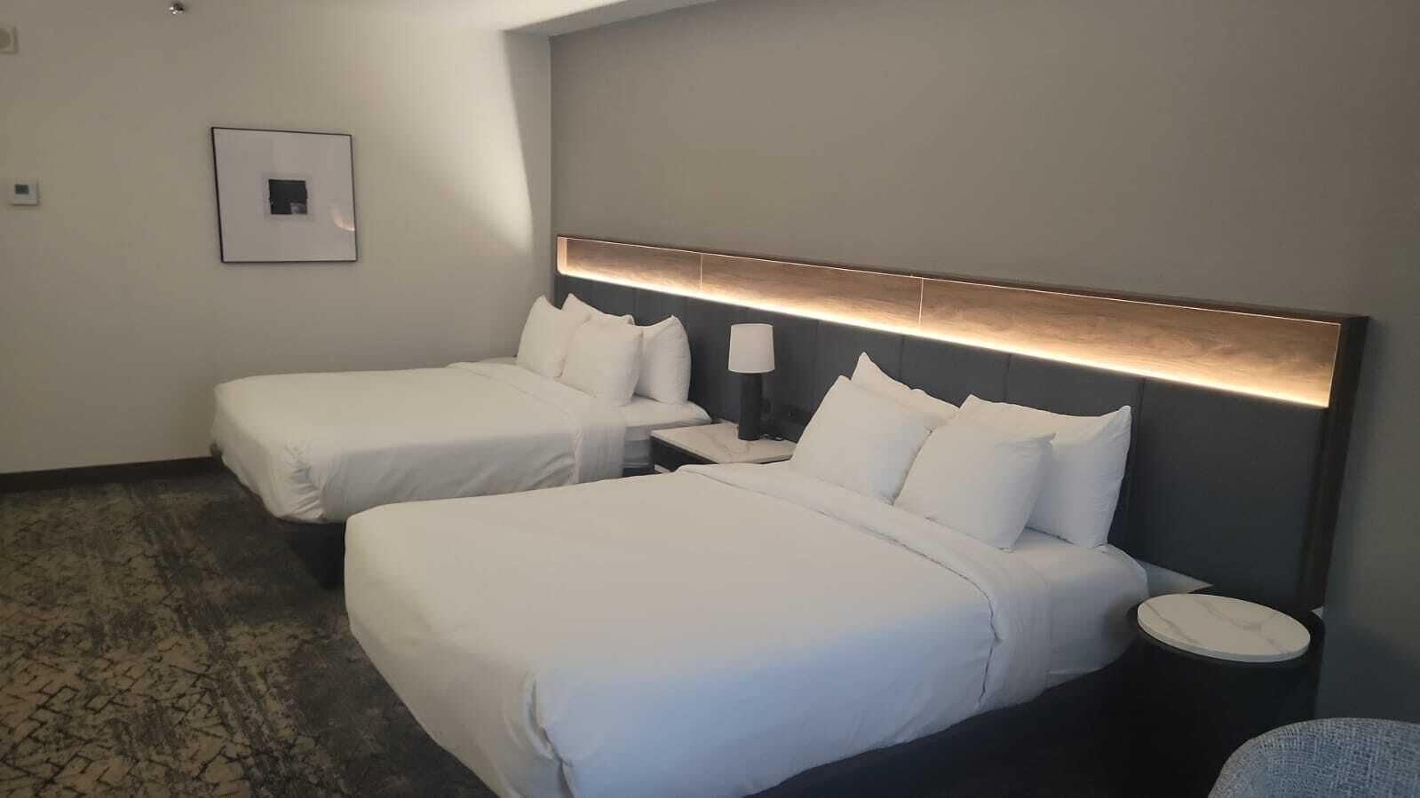 Room, Multiple Beds, City View
