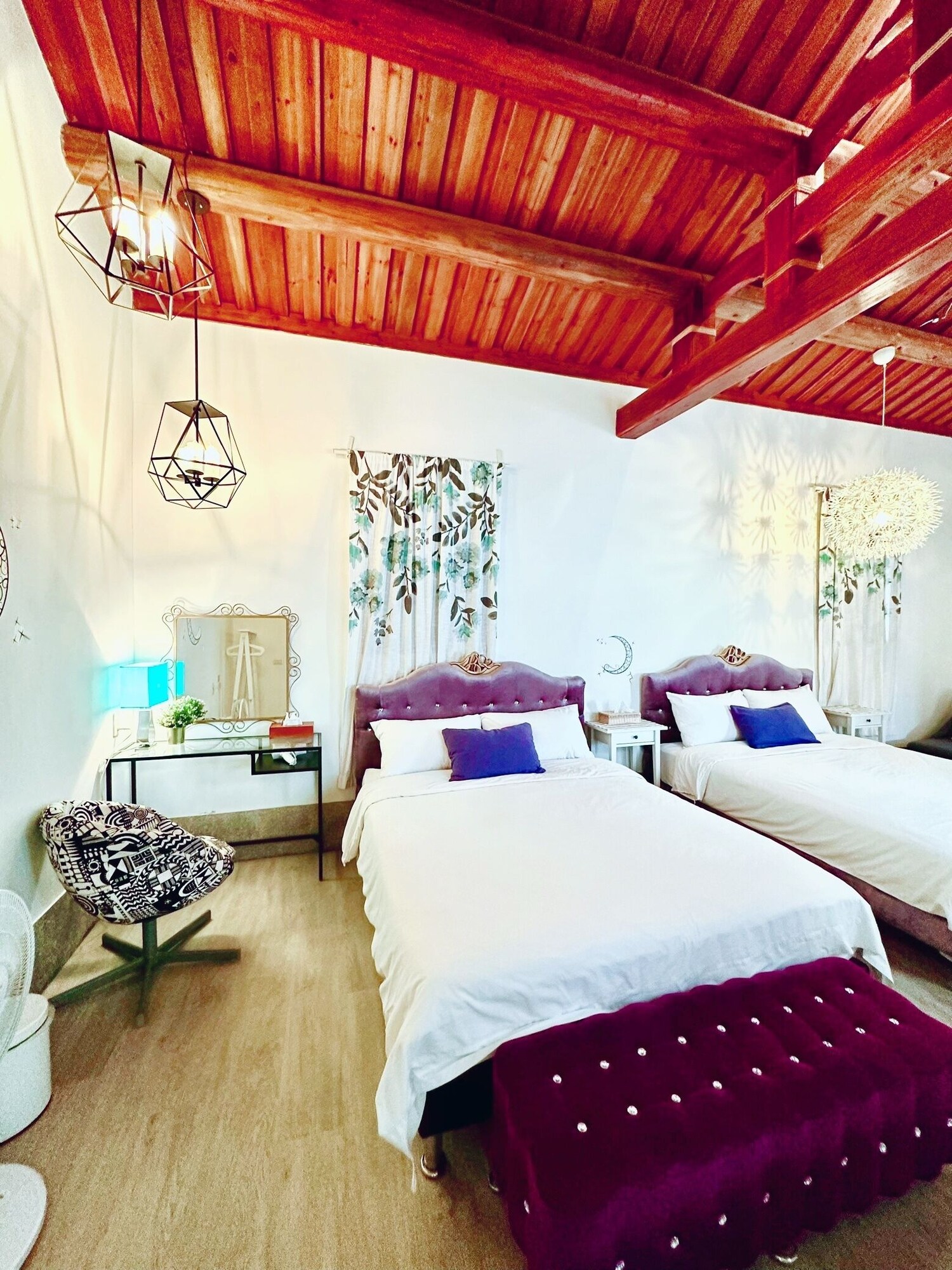 Comfort, Quadruple, 2 Double Beds, Courtyard Area