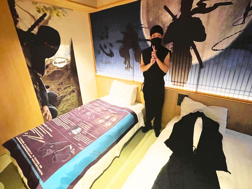 Concept, Ninja, Twin Beds، Henn na Hotel Premier Kyoto Gojo Karasuma 2/4