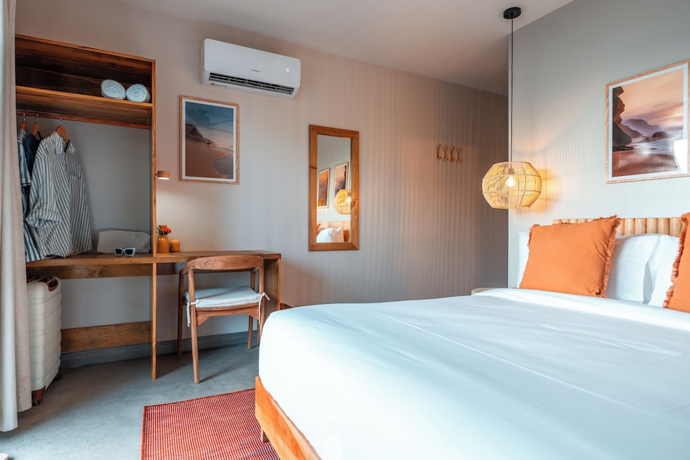غرفة بريميوم بسرير كوين بإطلالة على البحر، Hotel Bambuda Santa Catalina 3/5