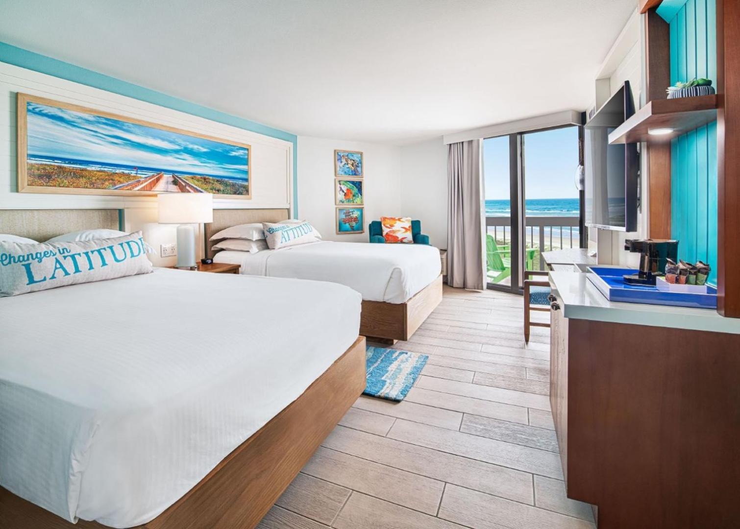 غرفة ديلوكس بسريرين كوين، Margaritaville Beach Resort - South Padre Island 2/4