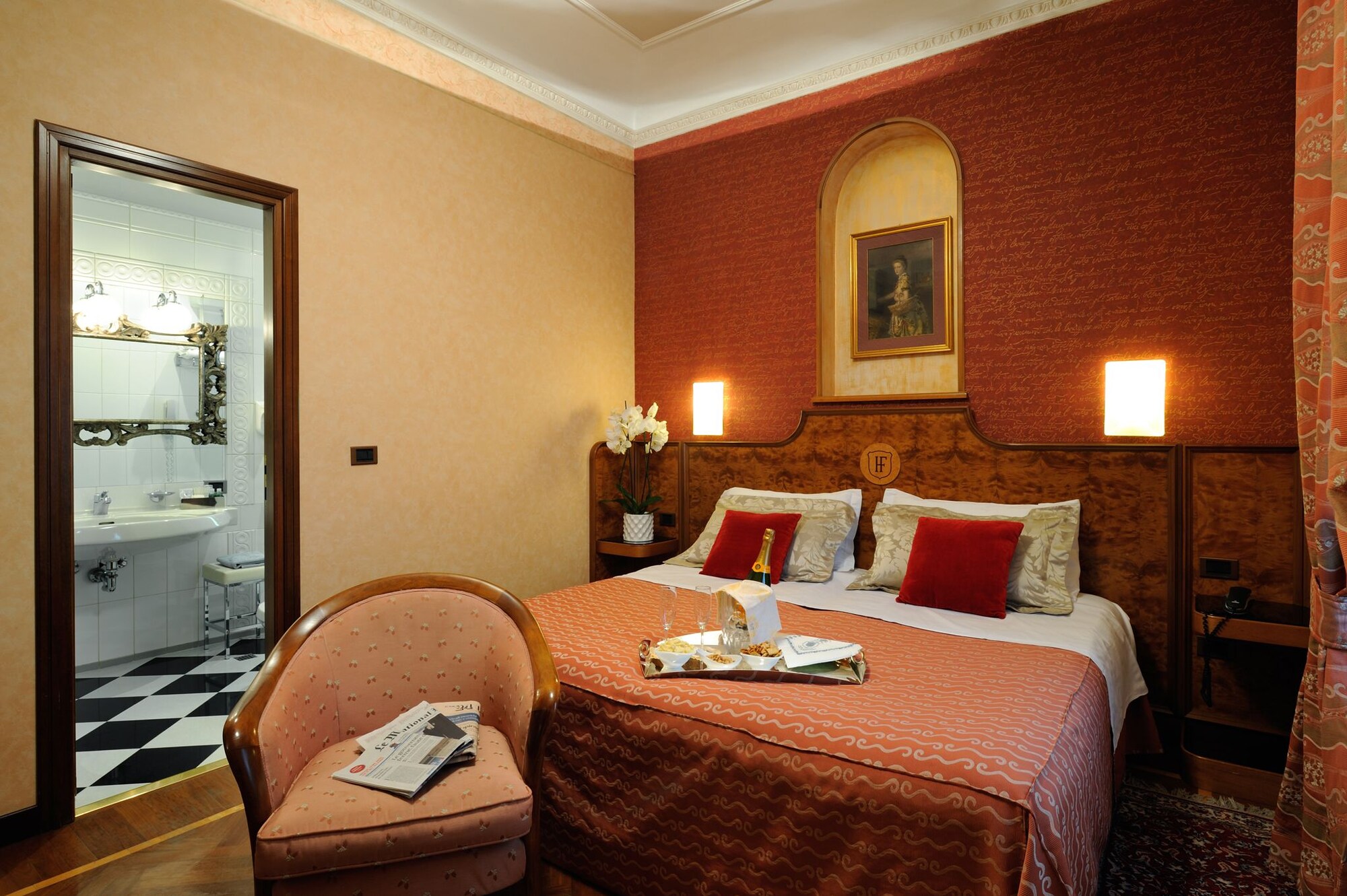 غرفة سوبيريور بسرير مزدوج أو سريرين منفصلين، Hotel Farnese 4/7