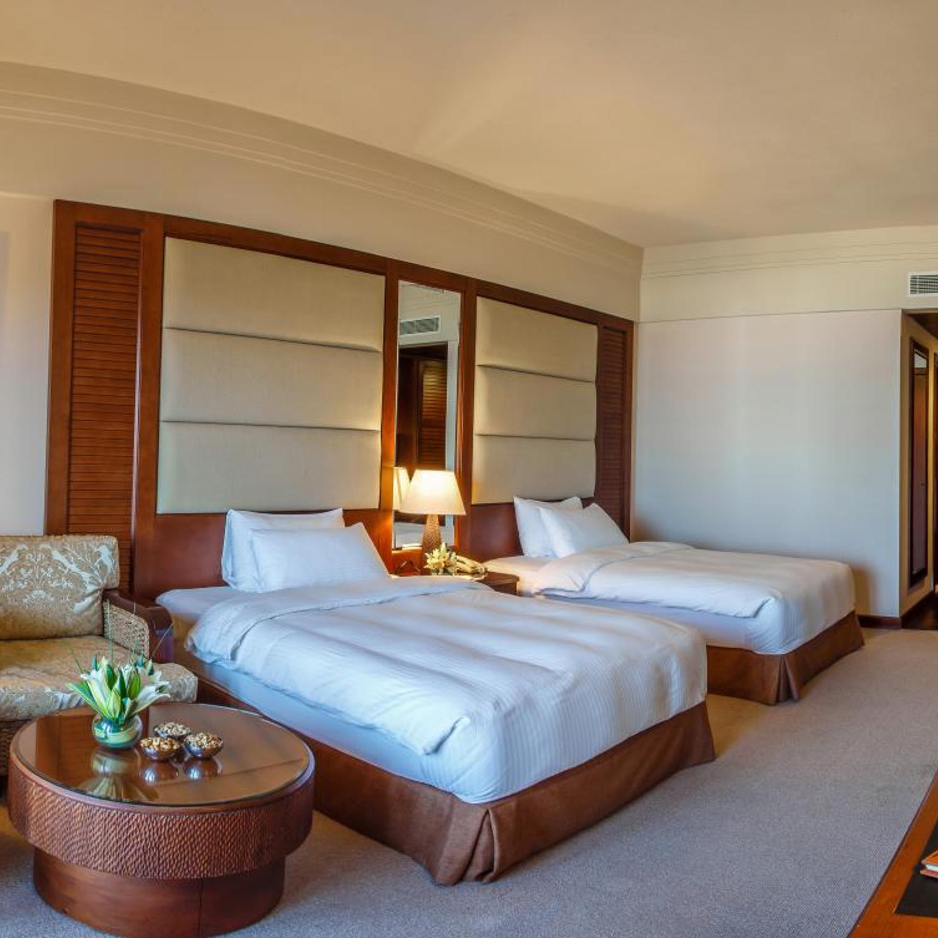Deluxe, 2 Double Beds, Sea View, Balcony, Danat Jebel Dhanna Resort 3/5