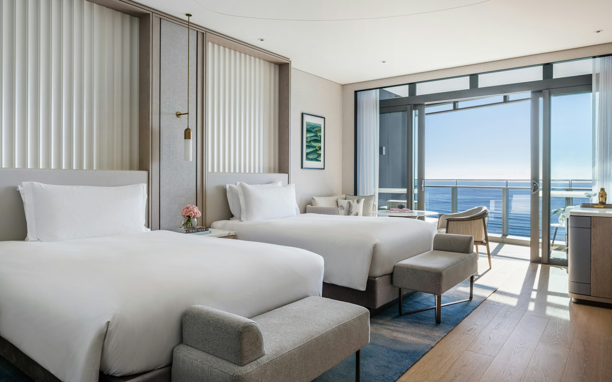 Ocean, Deluxe, Twin Beds
