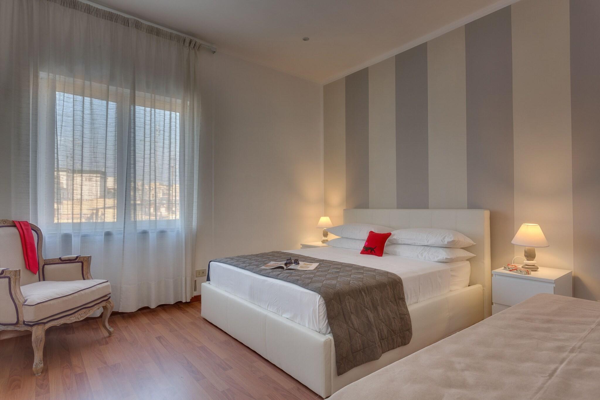 2 Bedrooms, Attico, Apartment, 2 Double and Twin Beds, Sofa، Tritone Top House 2/9