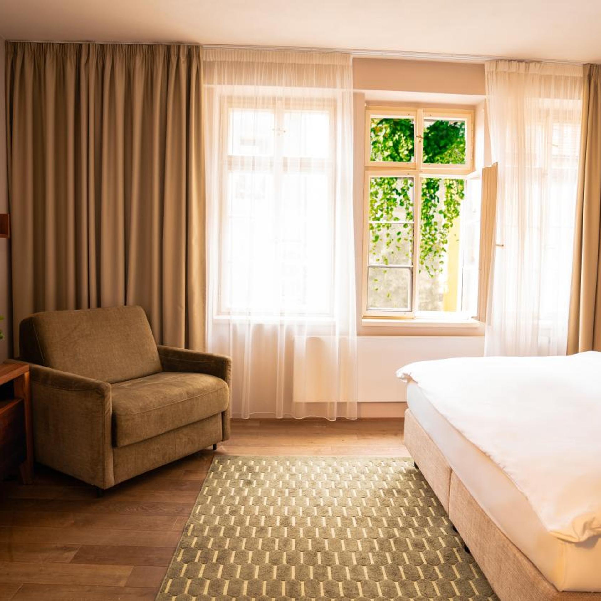 غرفة ديلوكس بسرير مزدوج أو سريرين منفصلين، Hotel Golden Key Prague 8/10