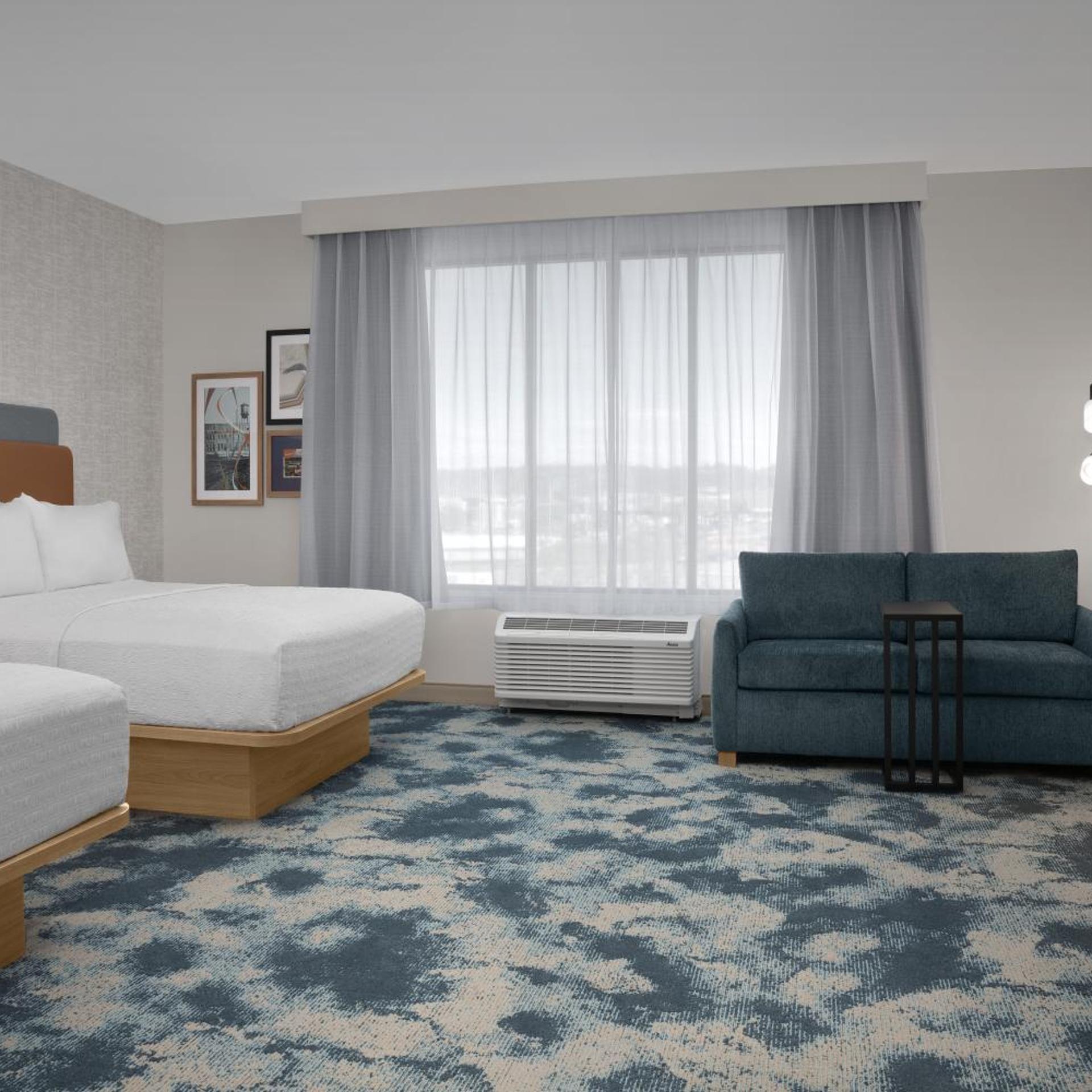 Suite, 2 Queen Beds, Water View