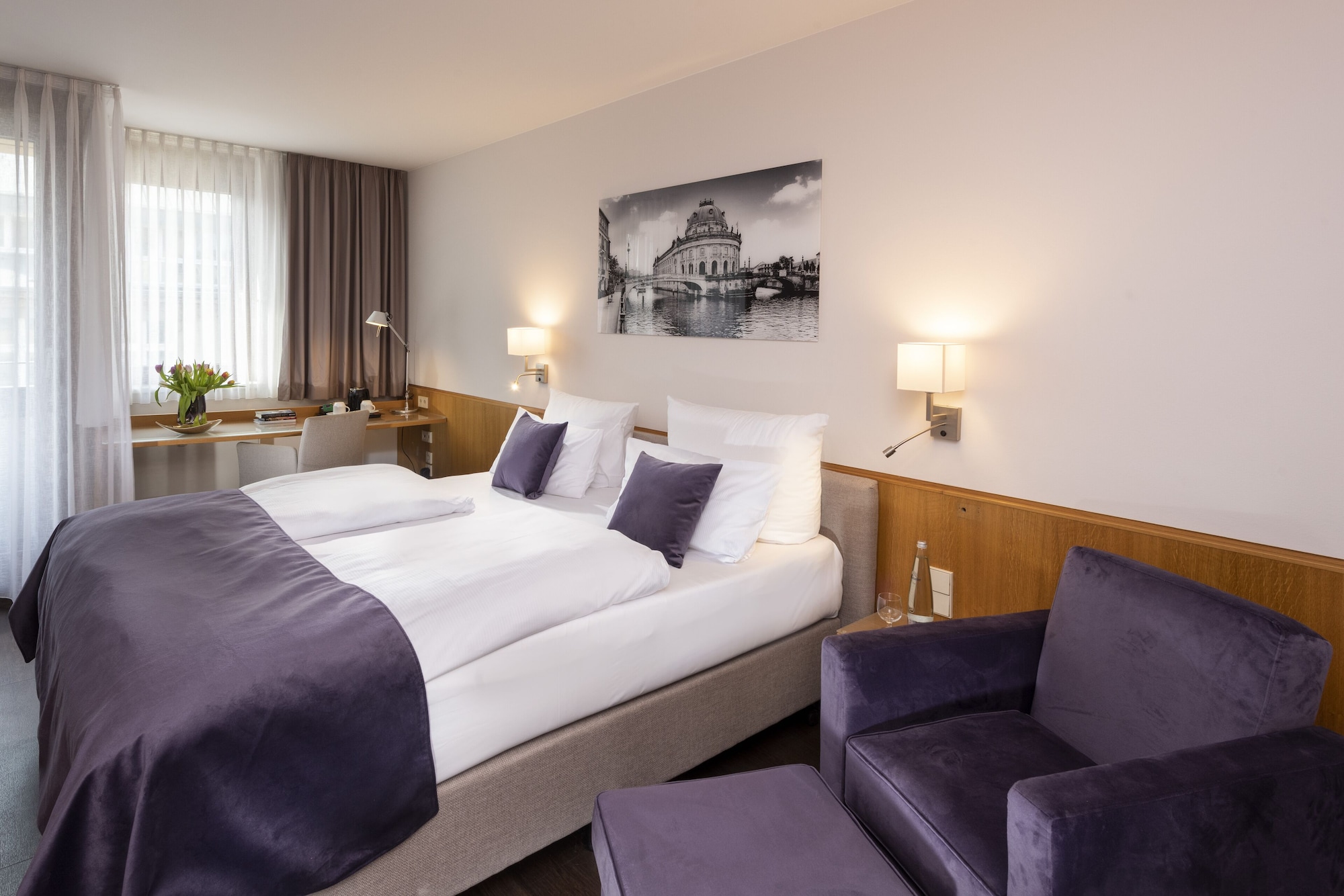 غرفة سوبيريور بسرير كينج، Hotel Aquino Berlin 3/5