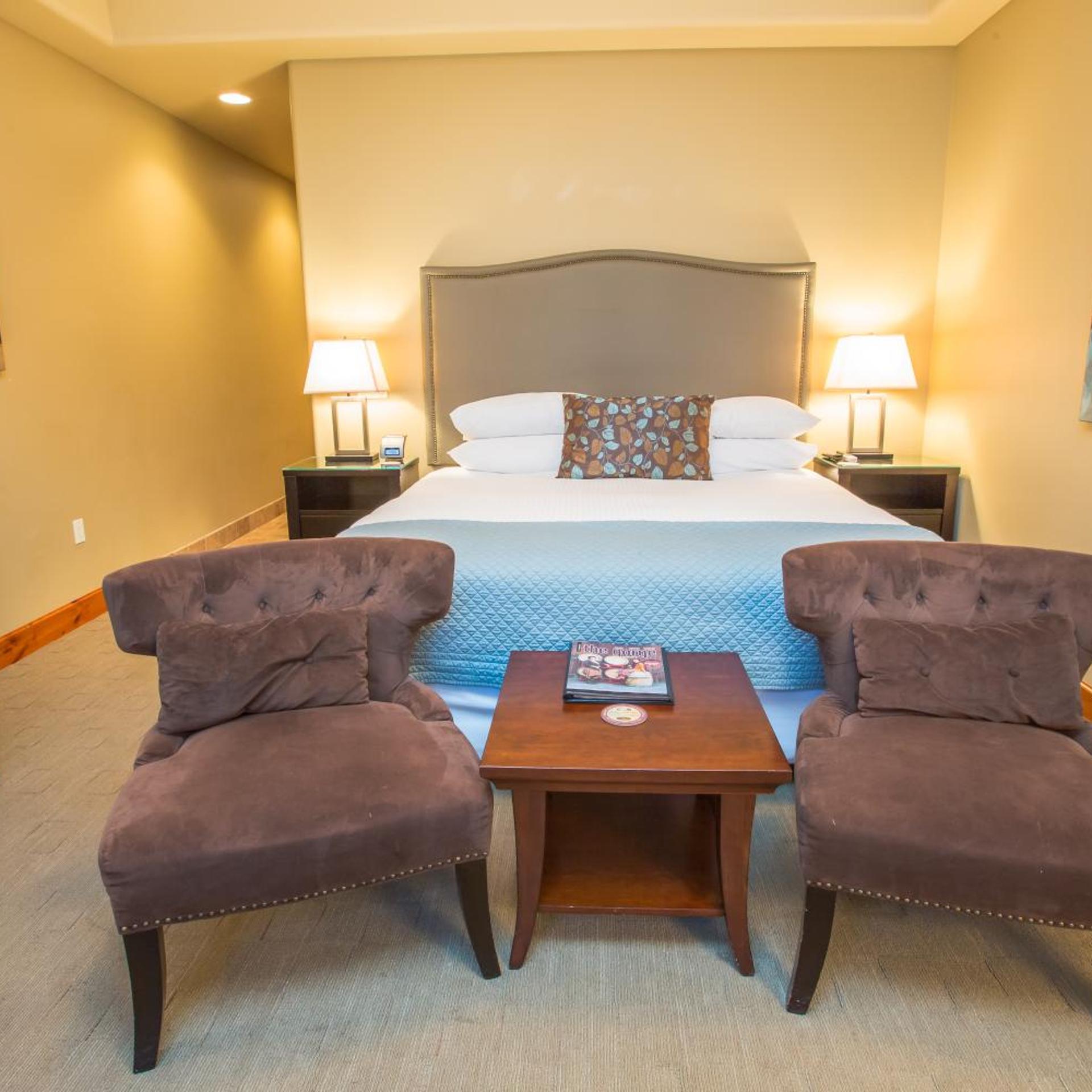 غرفة بسرير كينج بإطلالة على النهر، Columbia Cliff Villas Hotel 6/9
