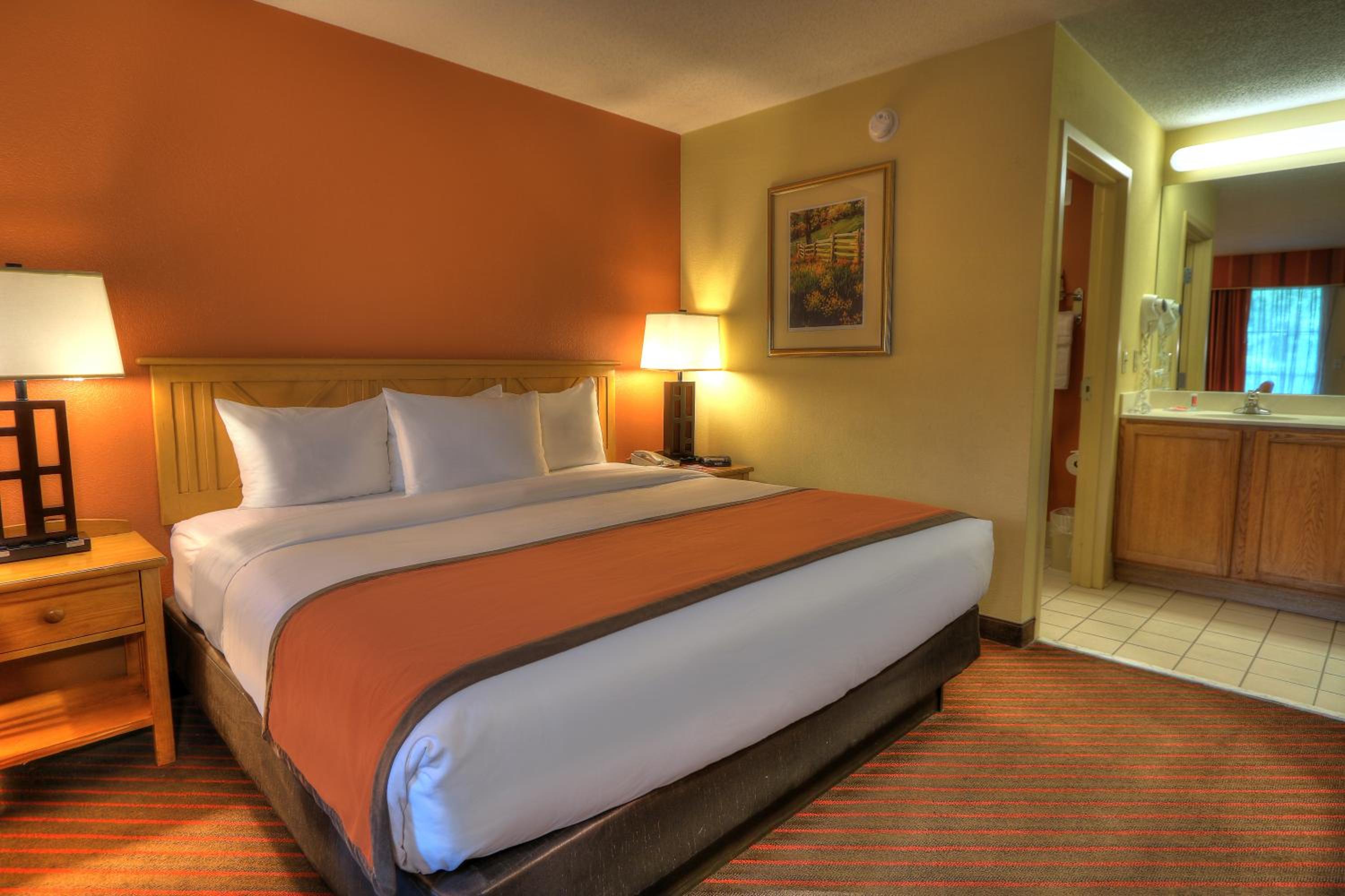 غرفة بسرير كينج بإطلالة على المدينة لذوي الإعاقة، Econo Lodge Pigeon Forge Riverside 5/7