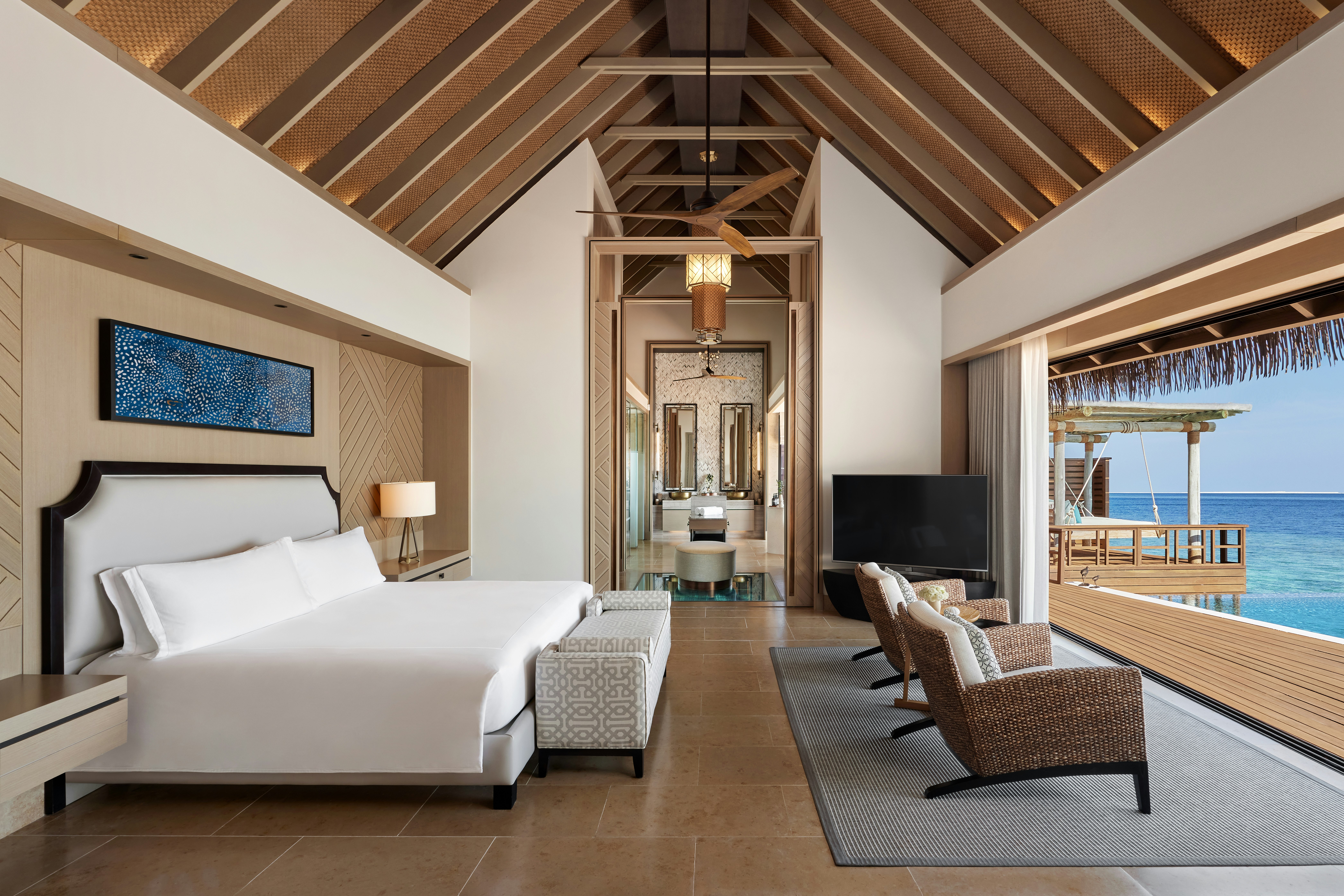 Overwater, Pool, Villa, King Bed
