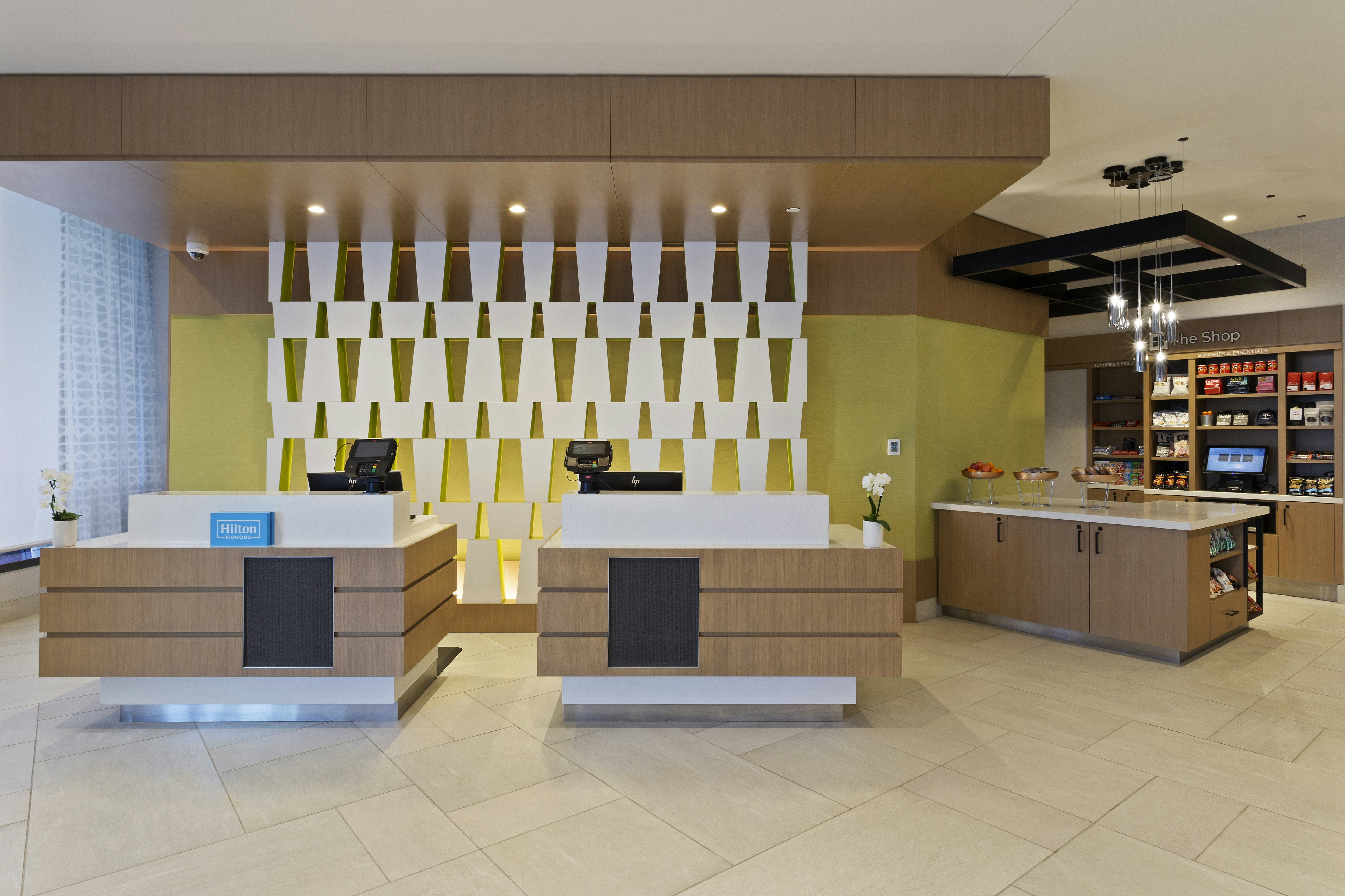 Lobby at HILTON GARDEN INN BOSTON BROOKLINE MA, BROOKLINE - MA
