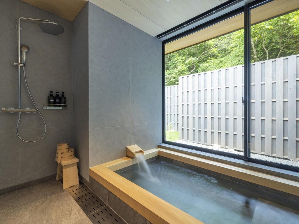 Semi Room, Ibuki, Courtyard, Suite, 2 Semi Double Beds, 3 Beds, with Extra Bed, Private Hot Spring Bath