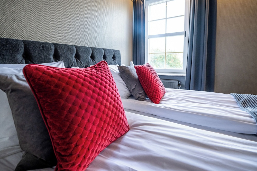 غرفة بسريرين منفصلين بإطلالة على المدينة، Hotel Stensson 7/10