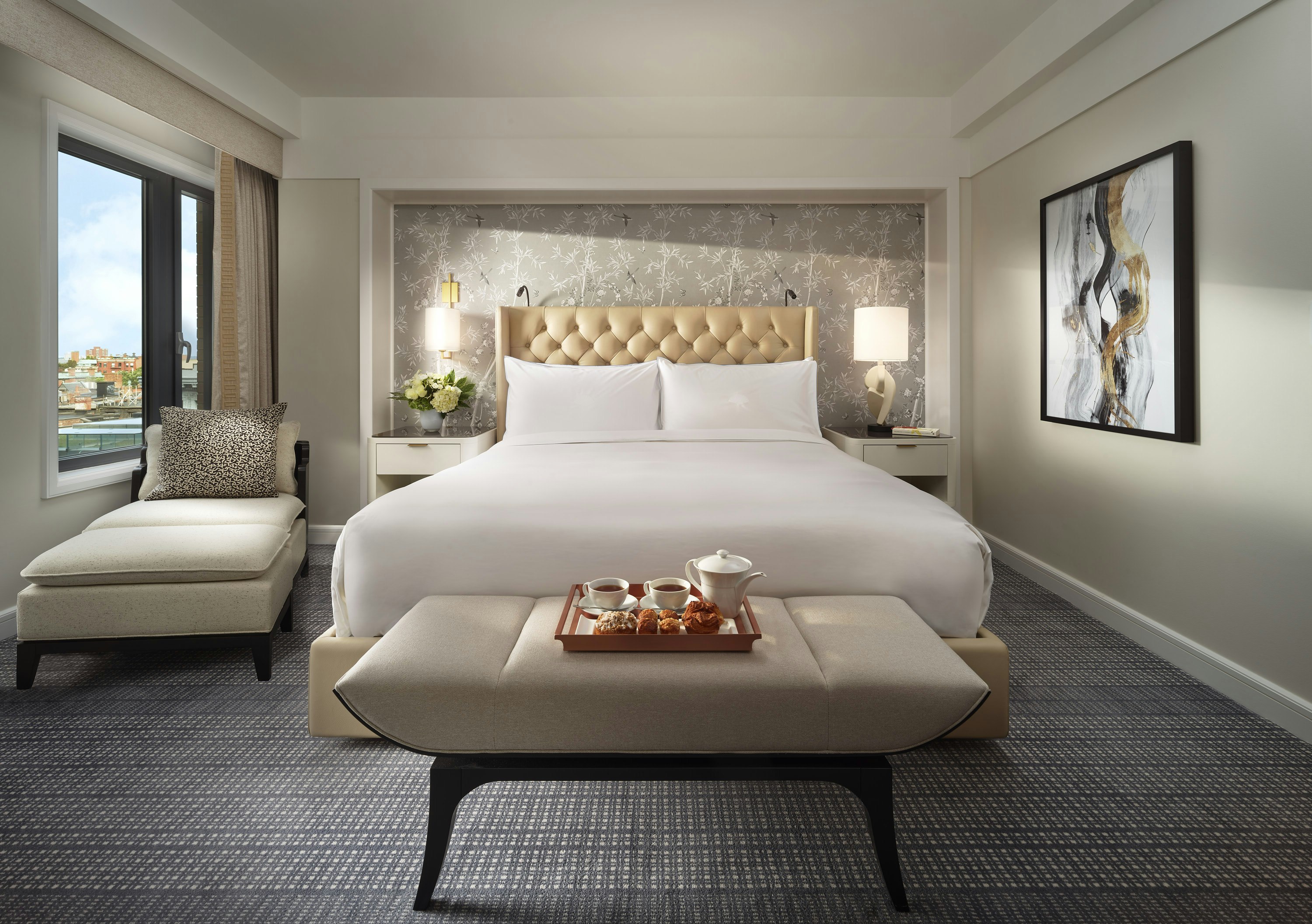 Suite, King Bed, Back Bay Corner