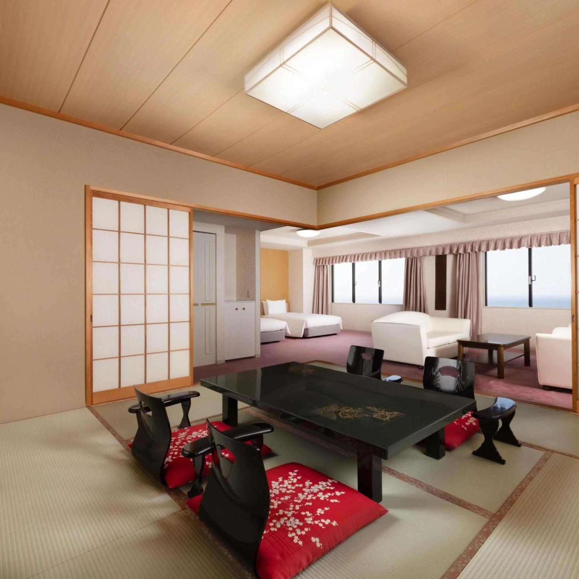 Junior Suite, Twin Beds, with Extra Bed, Ocean or Sea View