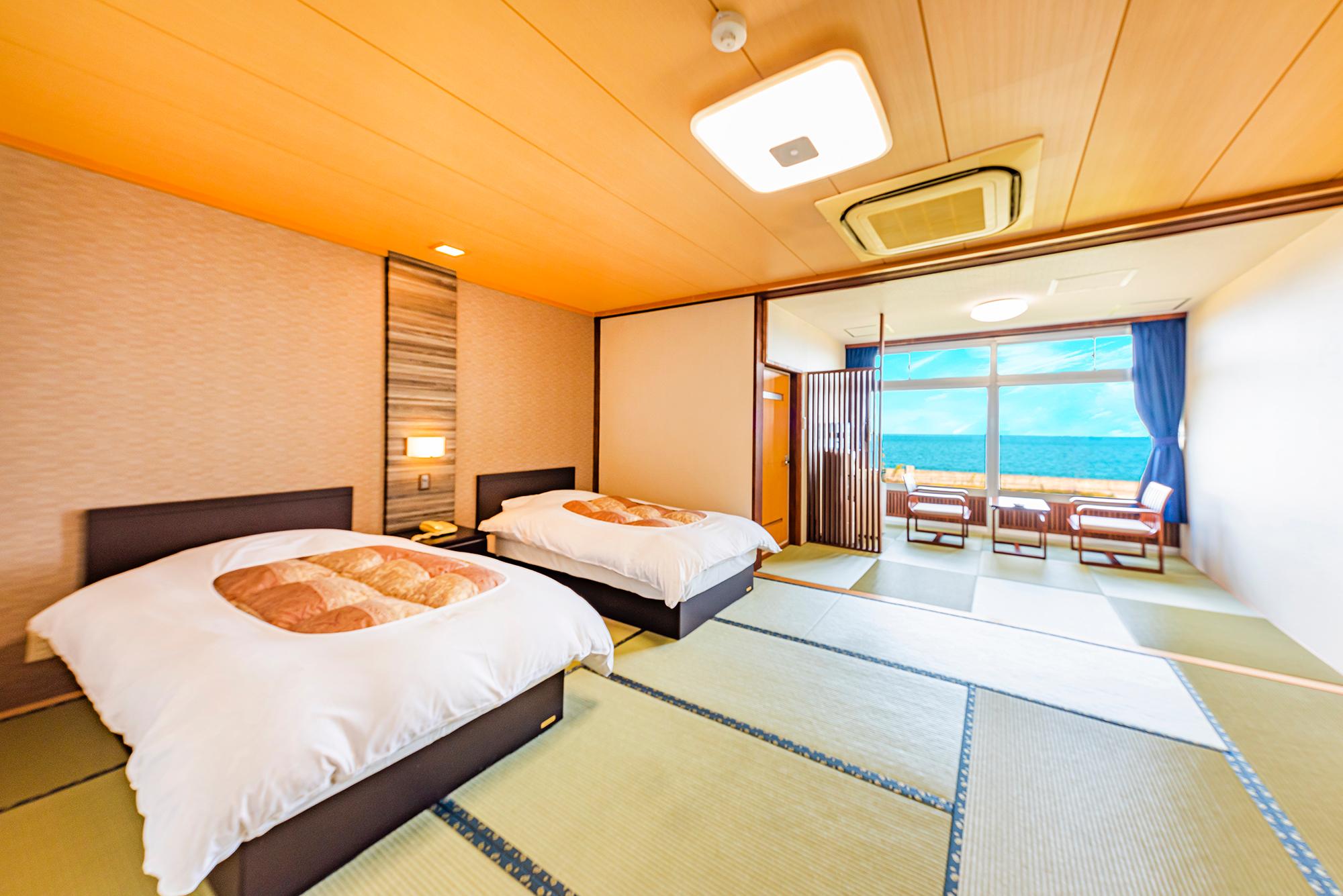 Japanese, Twin Beds, Bay View, Ocean View, Tatami، Umino hotel Hajime 2/2