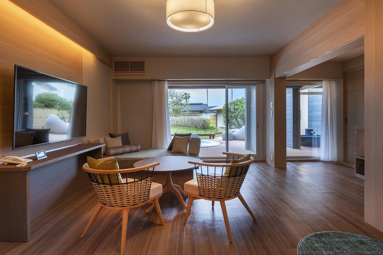 Suite, Night View, Outdoor Bath, Main Building