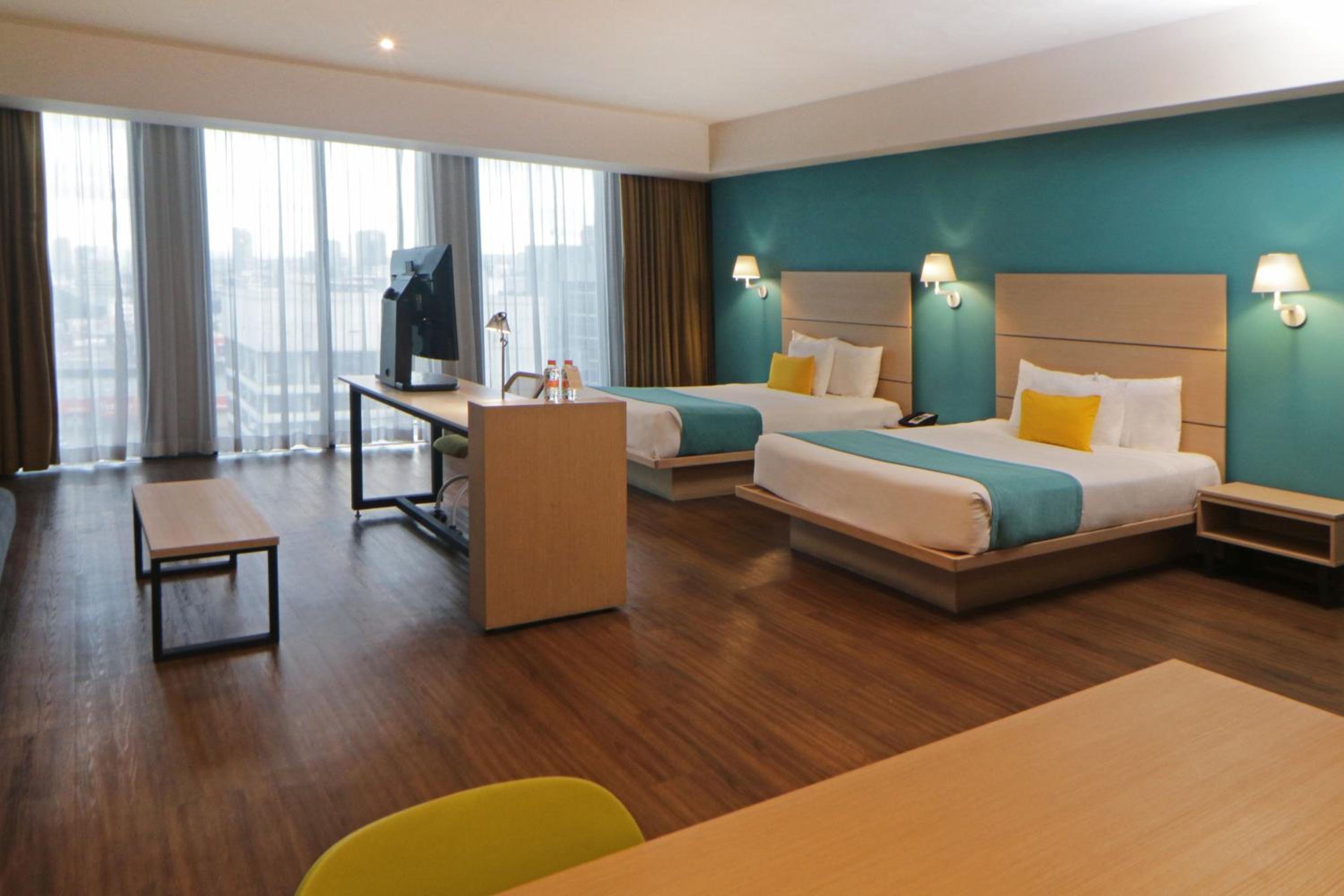 Suite, 2 Double Beds, Sofa, Large