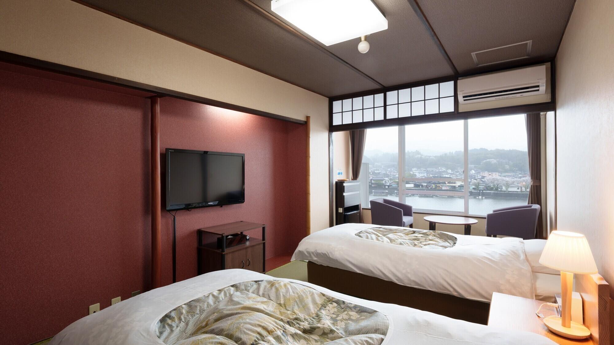 Japanese, Standard, River View, Night View