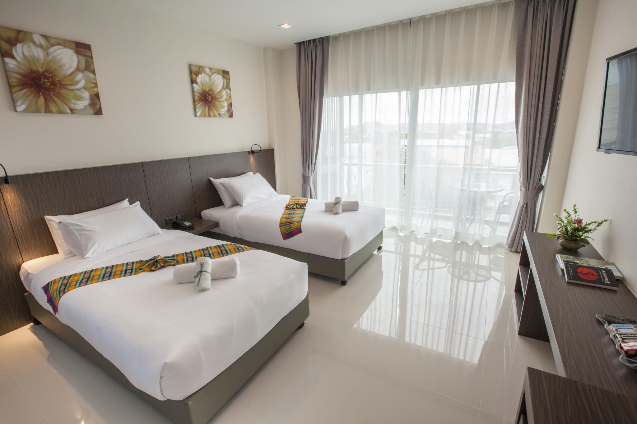 Semi Room, Standard, 2 Semi Double Beds, Sea View
