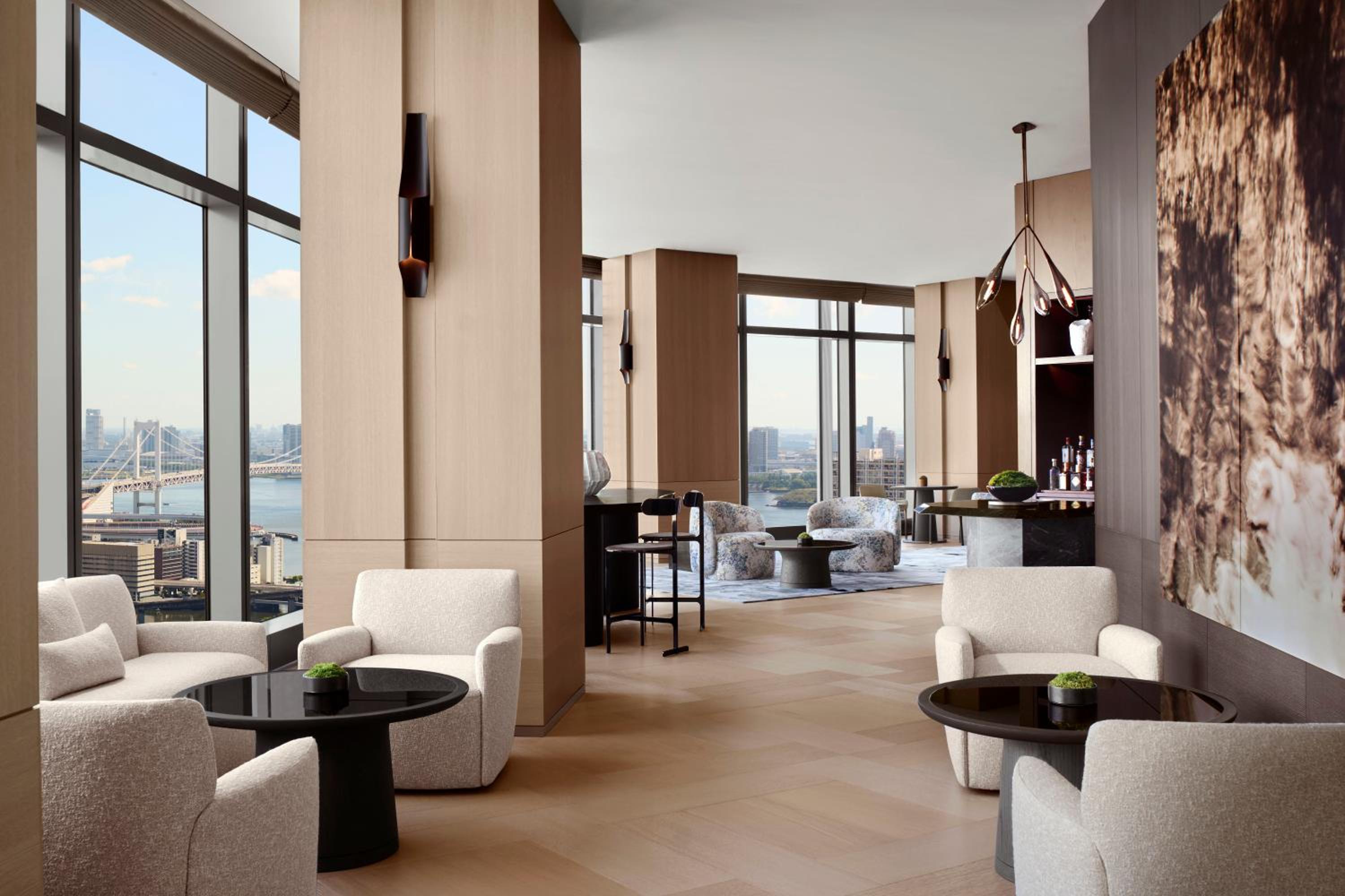 جناح بريميوم تنفيذي بسريرين مزدوجين مع دخول الصالة، JW Marriott Hotel Tokyo 4/8