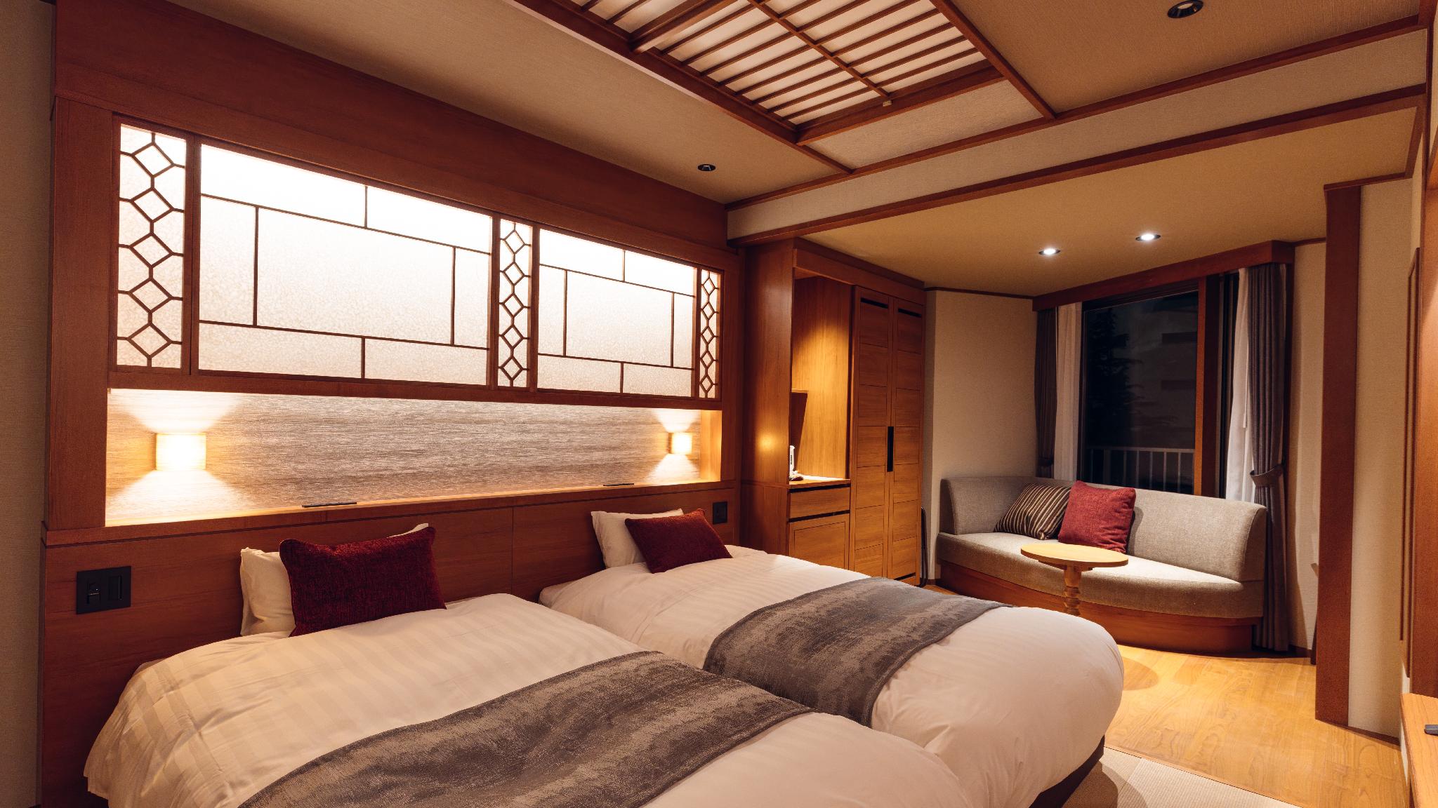 Japanese, Hollywood, Modern, Twin Beds