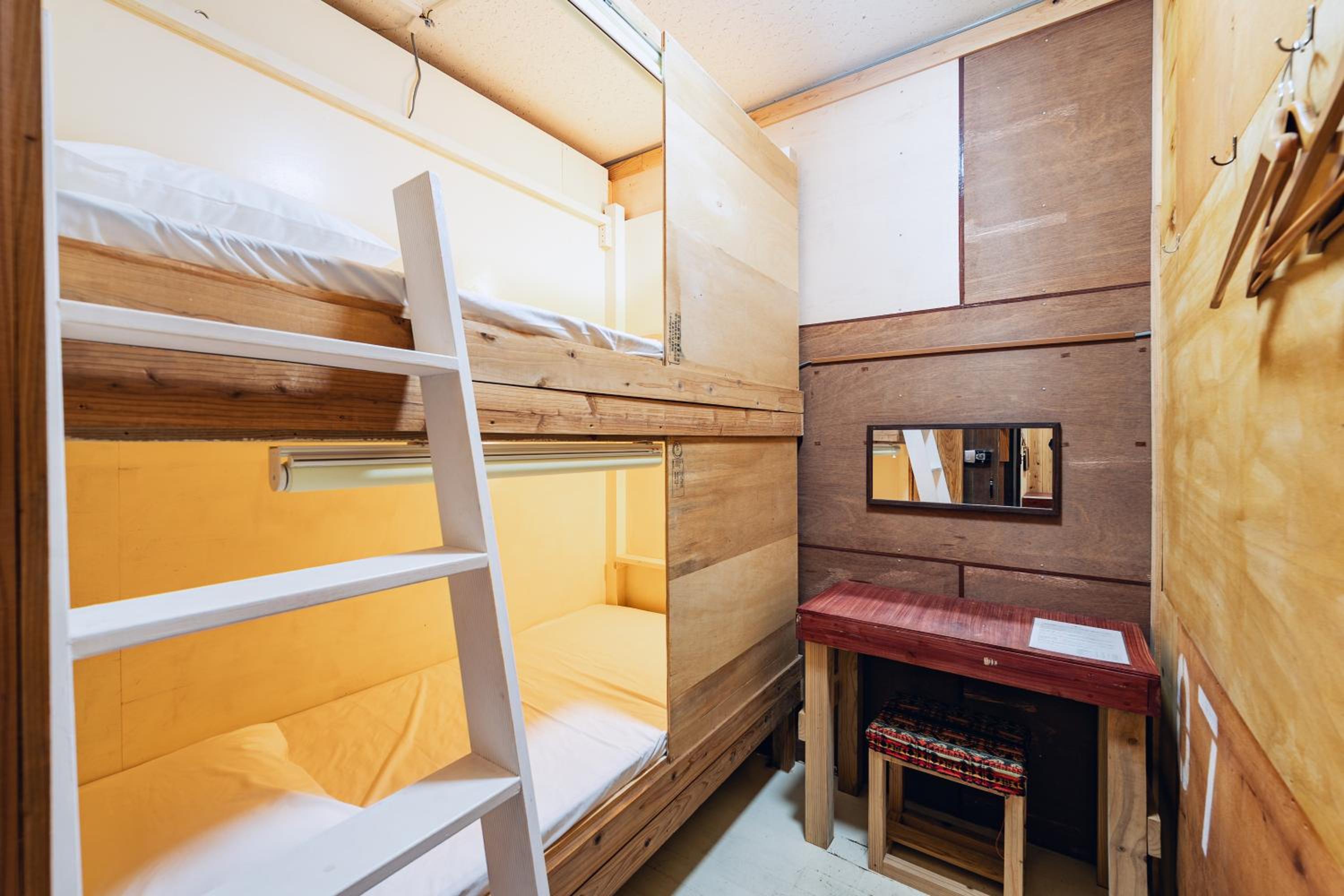 Female Dorm, Twin Beds, Shared Bathroom