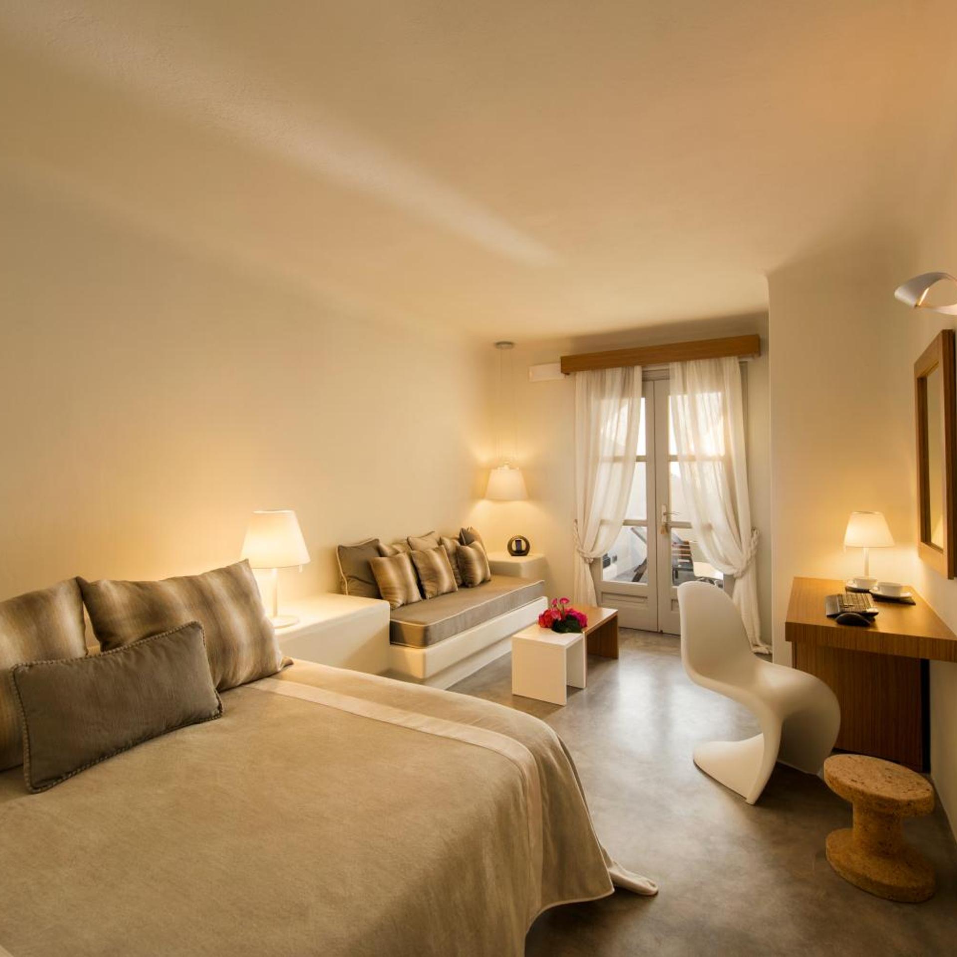 Caldera, Superior, Double Bed, Sunset View