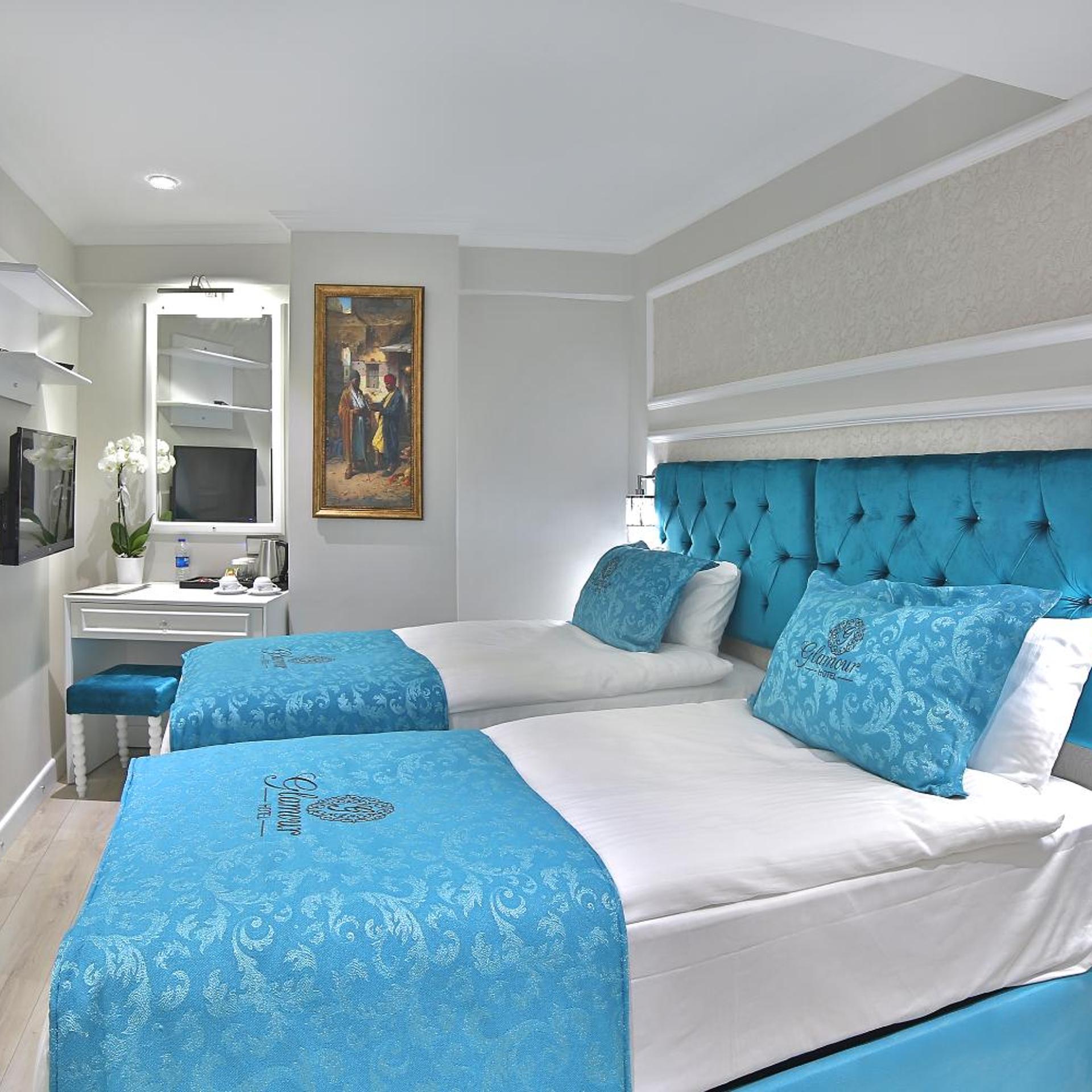 غرفة متصلة بسرير مزدوج، Glamour Hotel 7/8