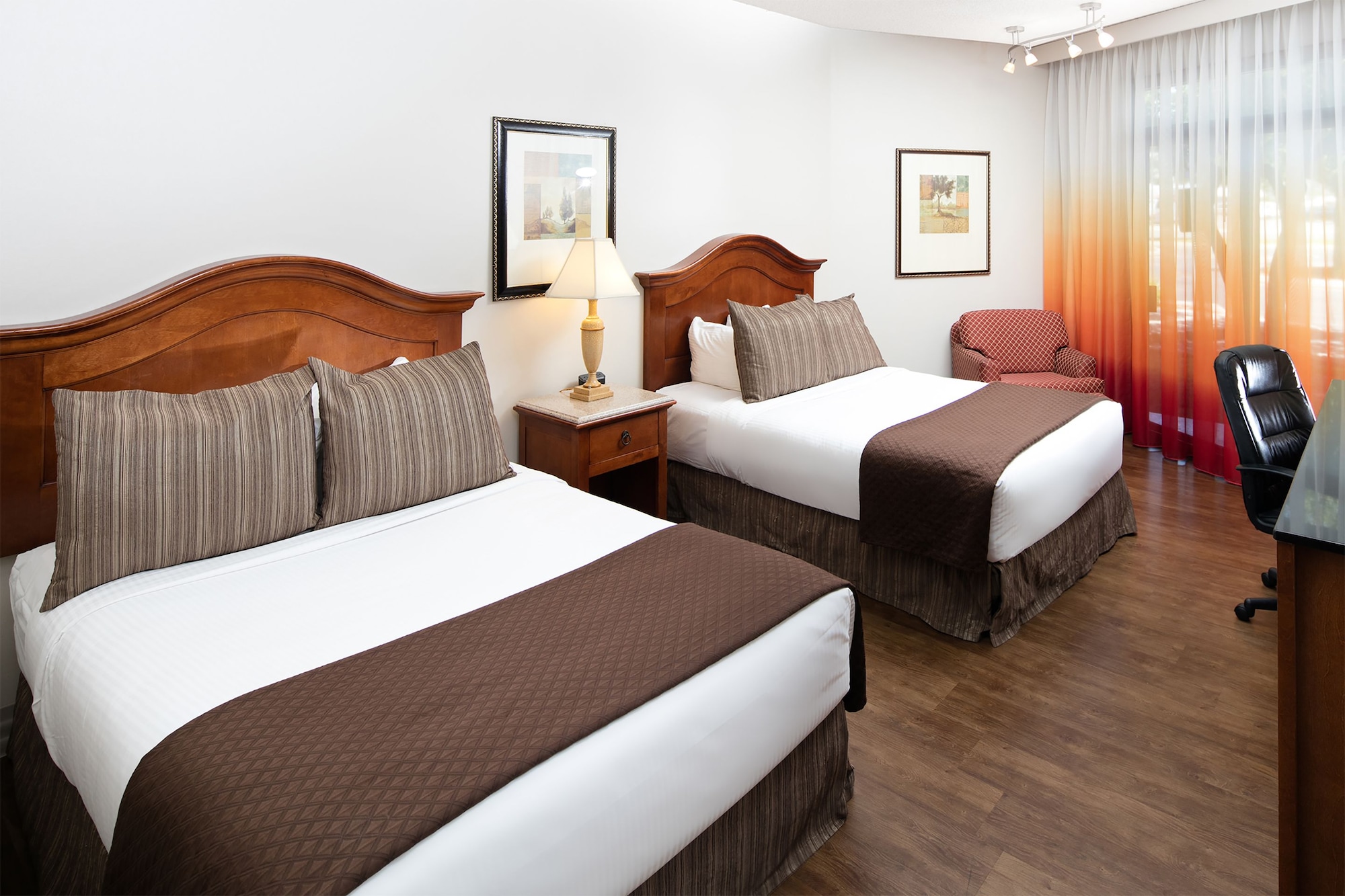 Room, 2 Double Beds, Pool Access