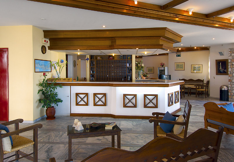 Lobby at Pal Beach Hotel, Kantanos-Selino