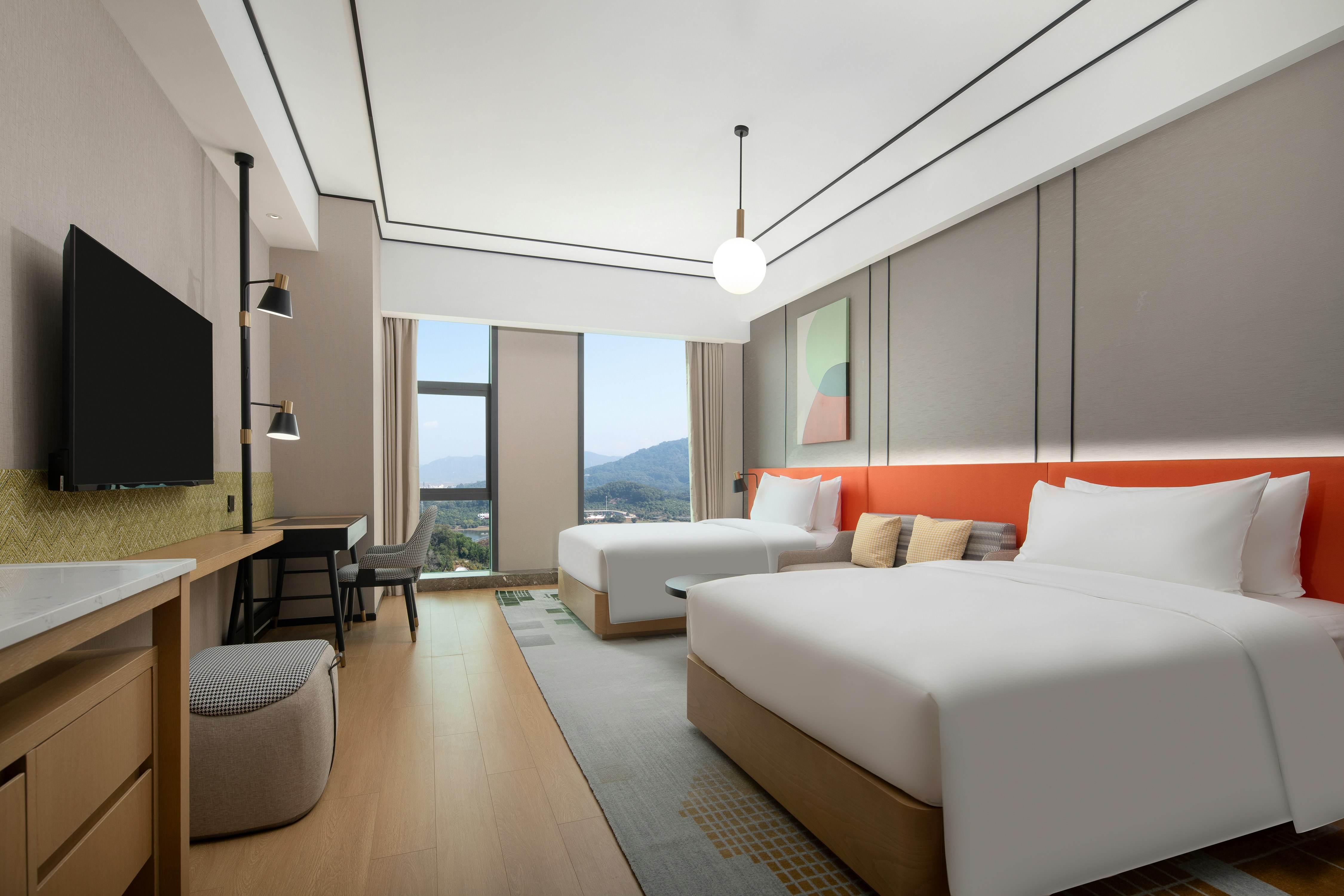 GUEST ROOM, TWIN BEDS, HIGH FLOOR
