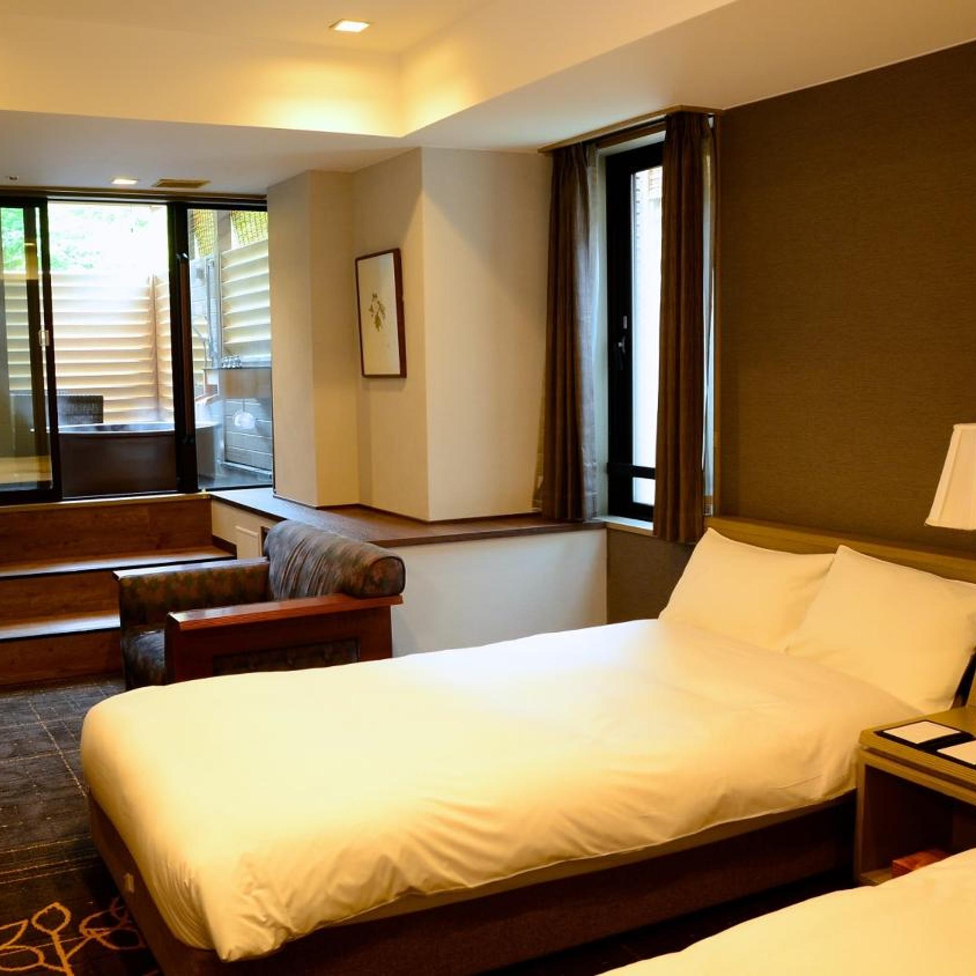 Premium, Twin Beds, Outdoor Bath