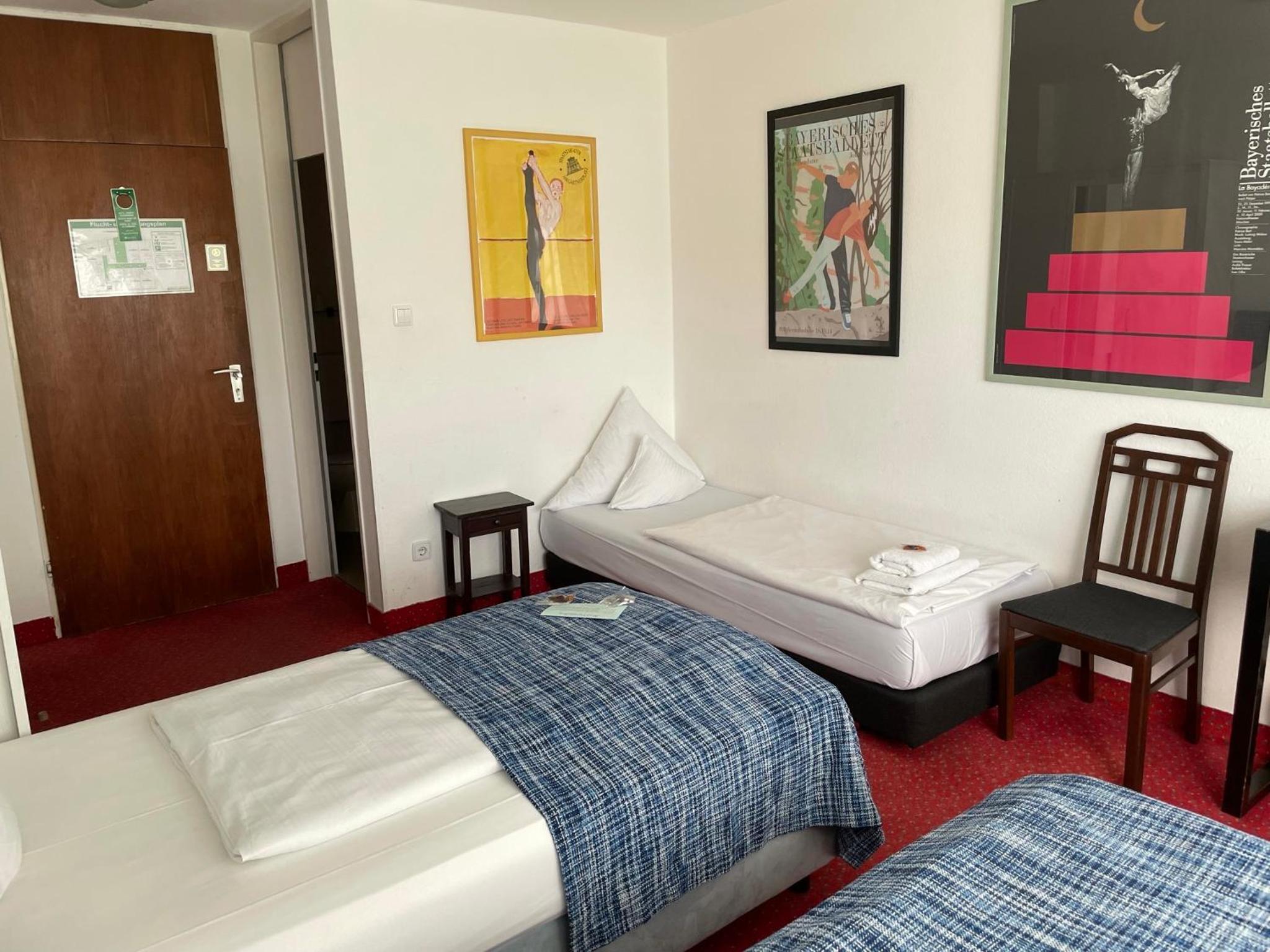 غرفة ثلاثية بسرير فردي، Hotel Nymphenburg City 4/10