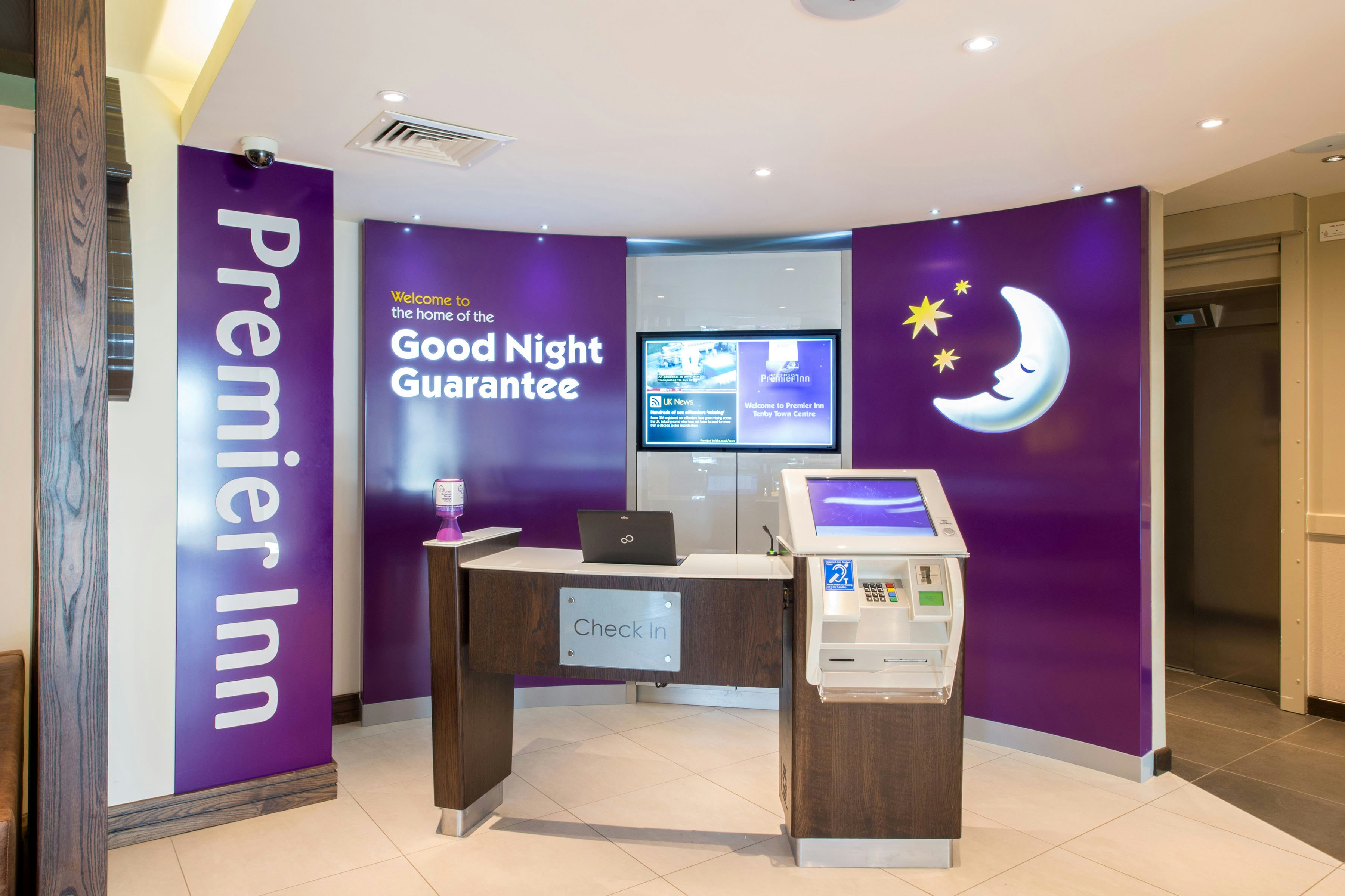 Lobby at Premier Inn Tenby Town Centre, TENBY